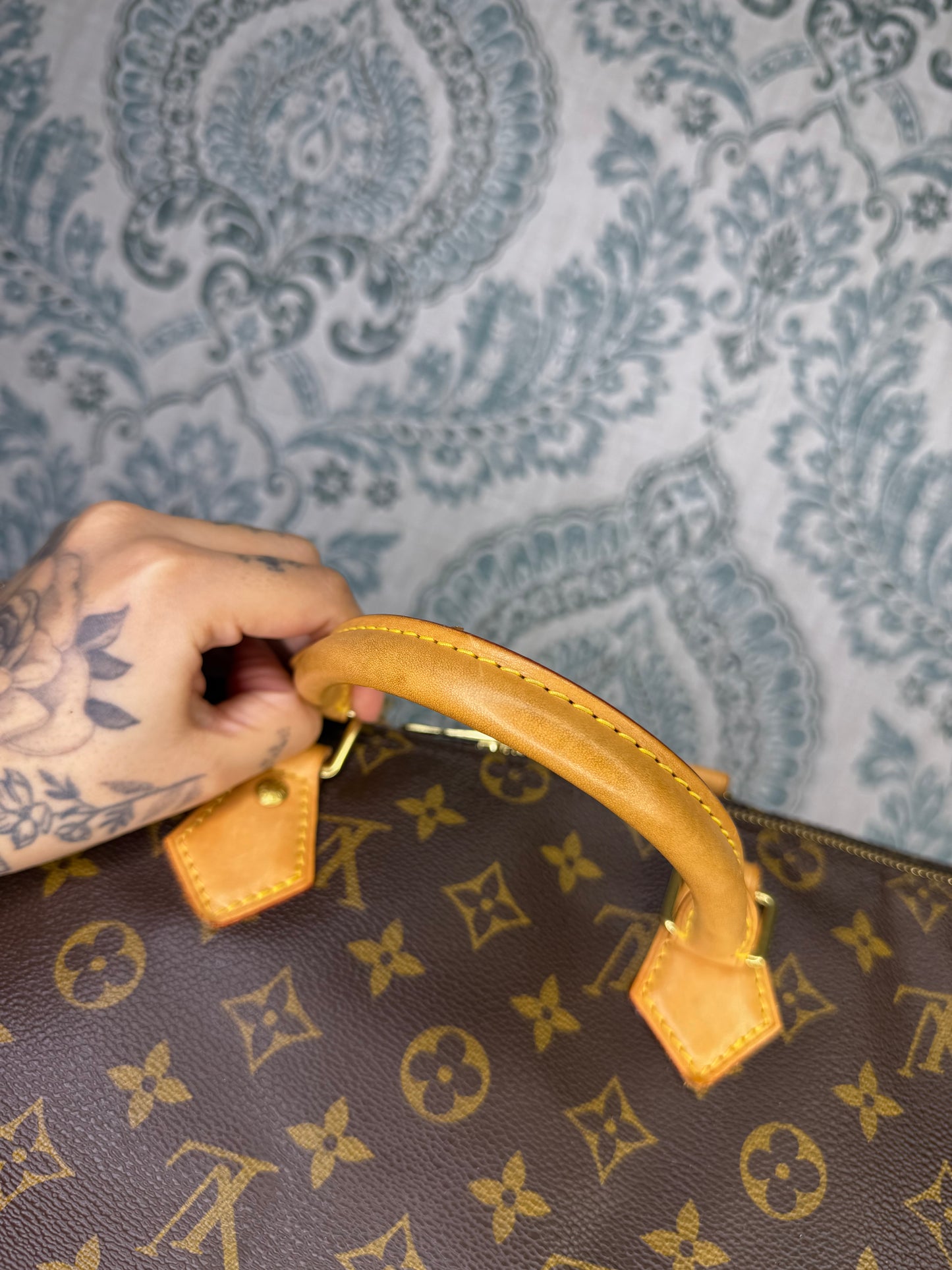 Louis Vuitton Monogram Speedy 35 Bandouliere