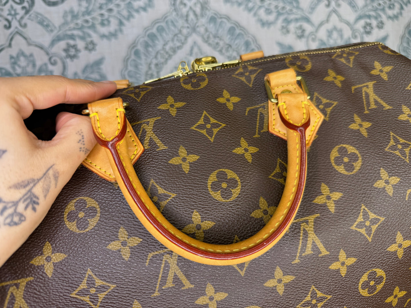 Louis Vuitton Monogram Speedy 35 Bandouliere