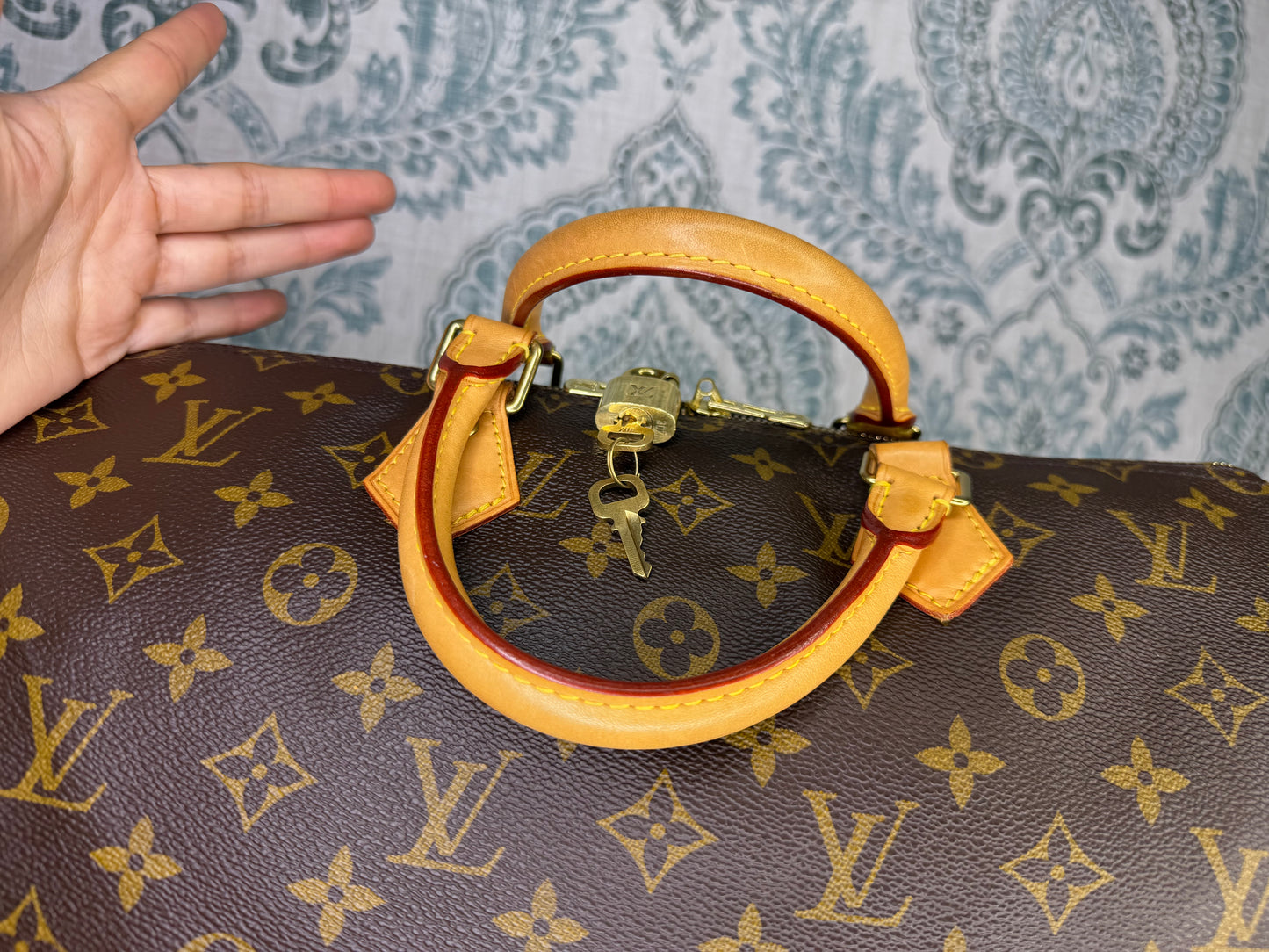 Louis Vuitton Monogram Speedy 35 Bandouliere