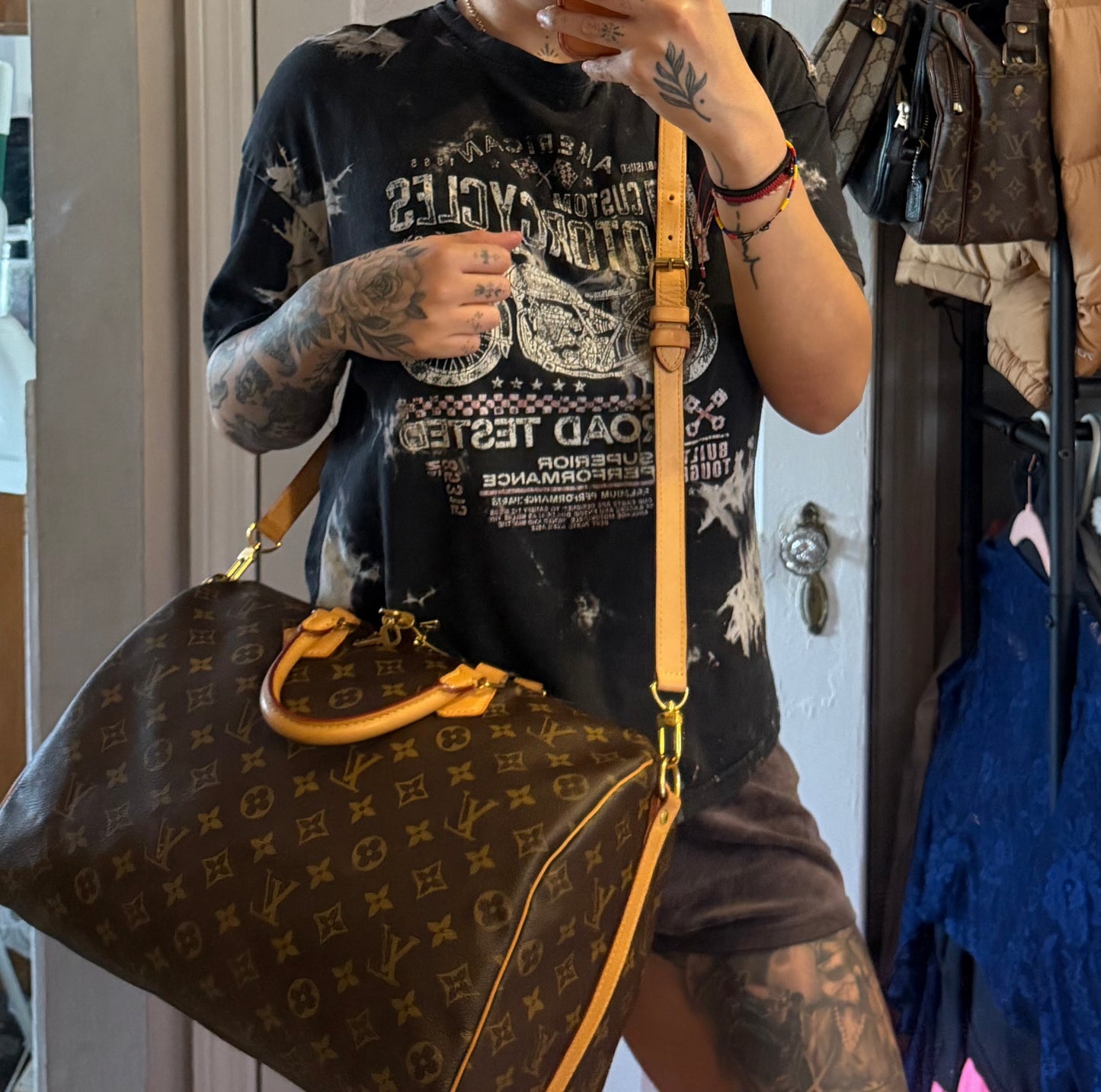 Louis Vuitton Monogram Speedy 35 Bandouliere