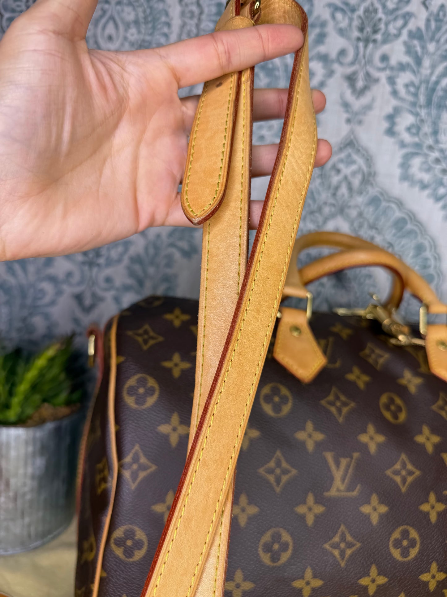 Louis Vuitton Monogram Speedy 35 Bandouliere