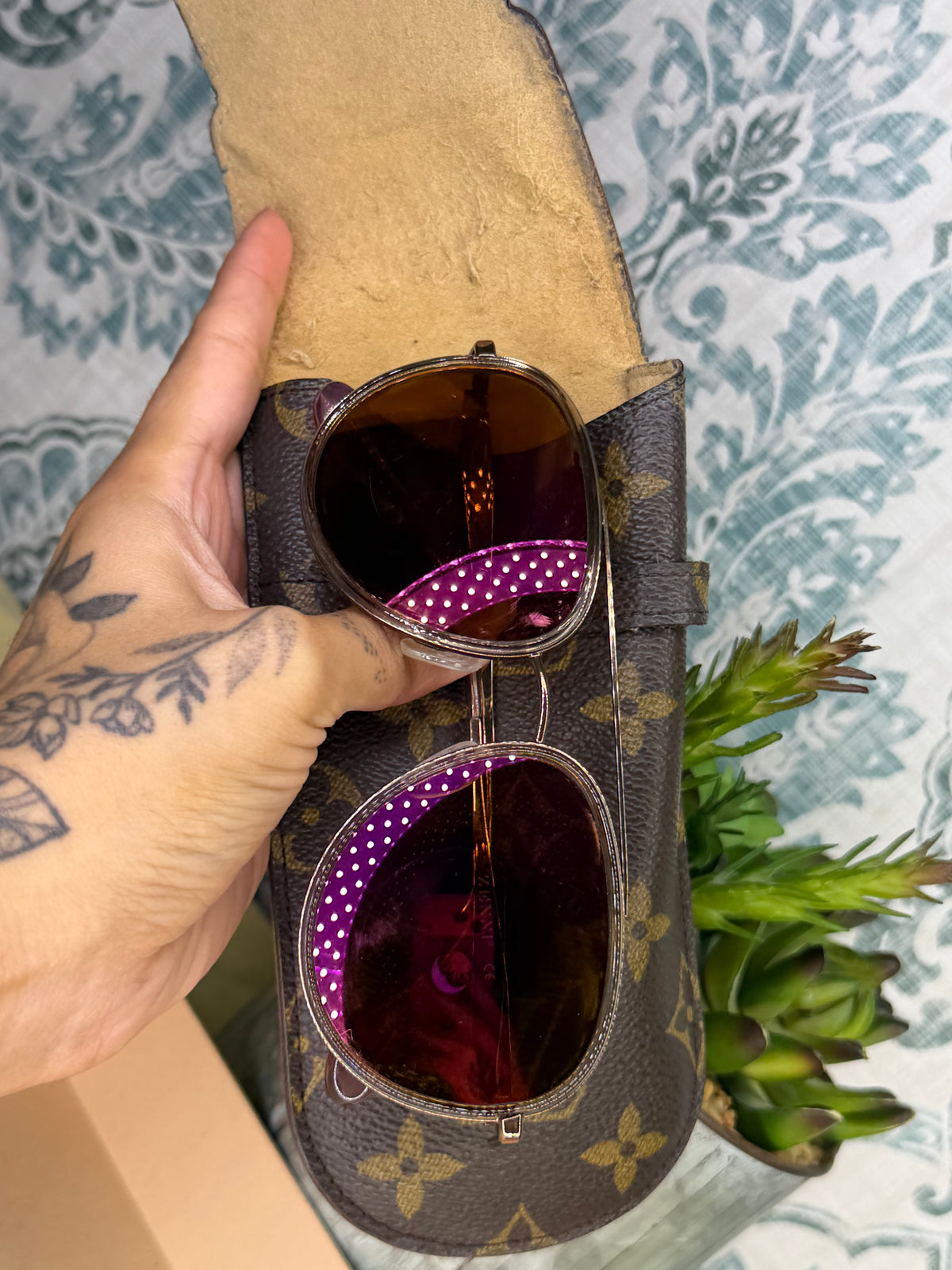 Louis Vuitton Etui Lunette Rabat Glasses Case #3