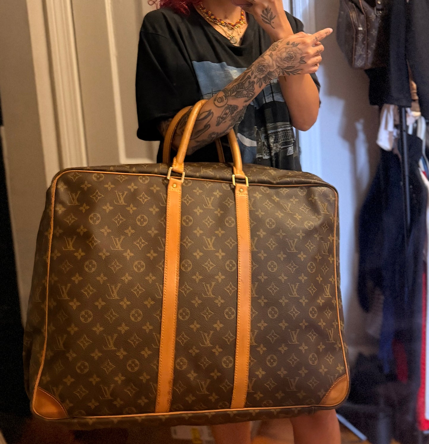 Louis Vuitton Sirius 55 Soft Suit Case