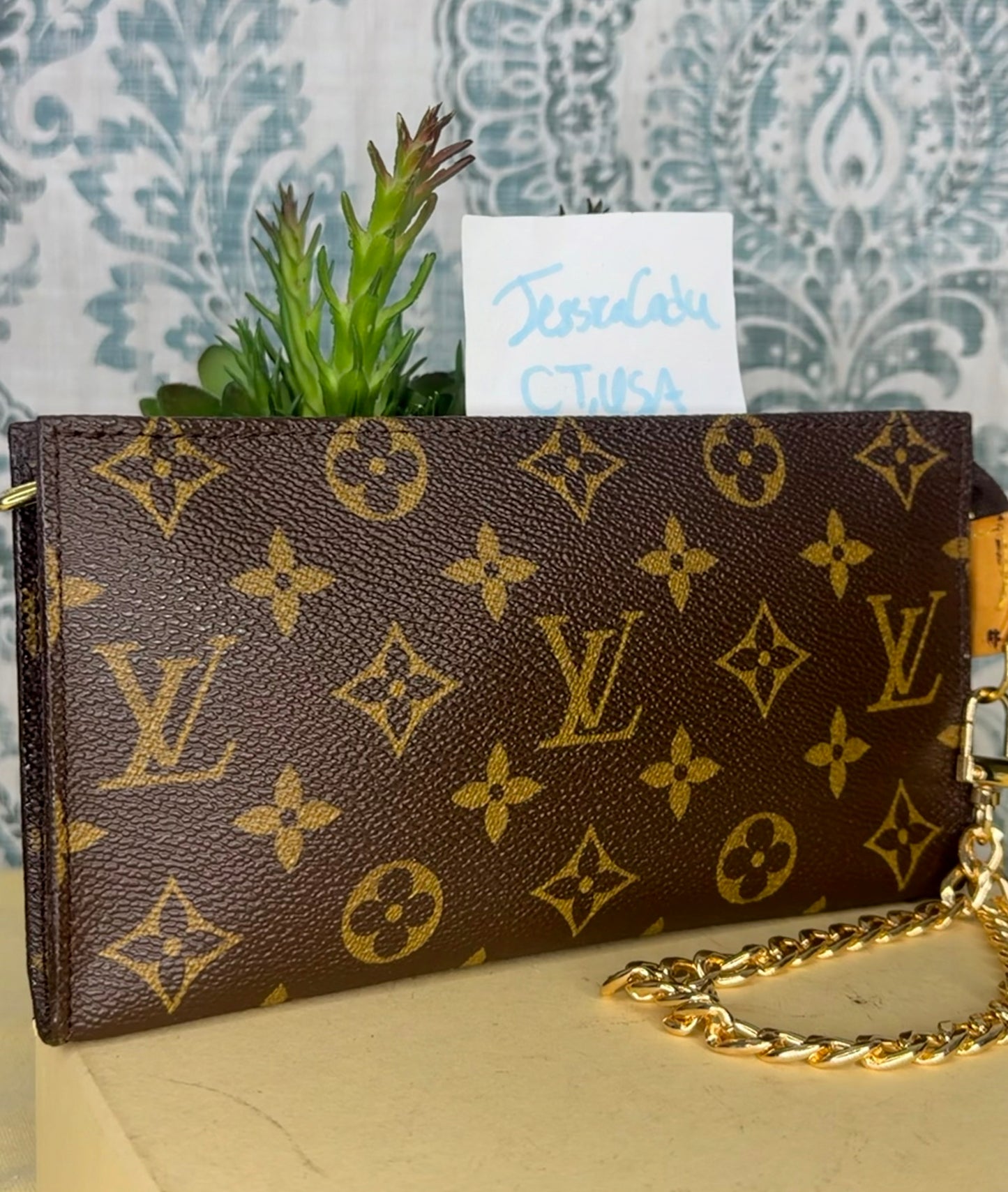 Louis Vuitton Monogram Bucket GM Pochette #1A