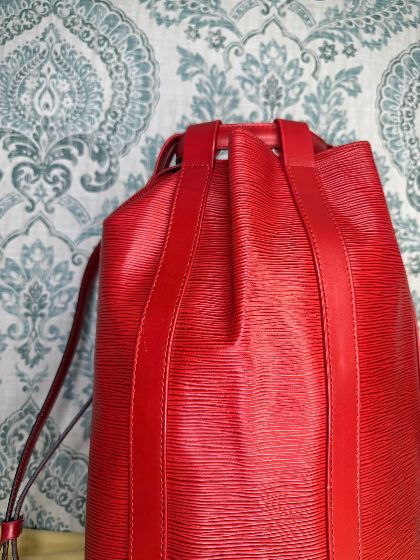 Louis Vuitton Epi Randonnee PM Red