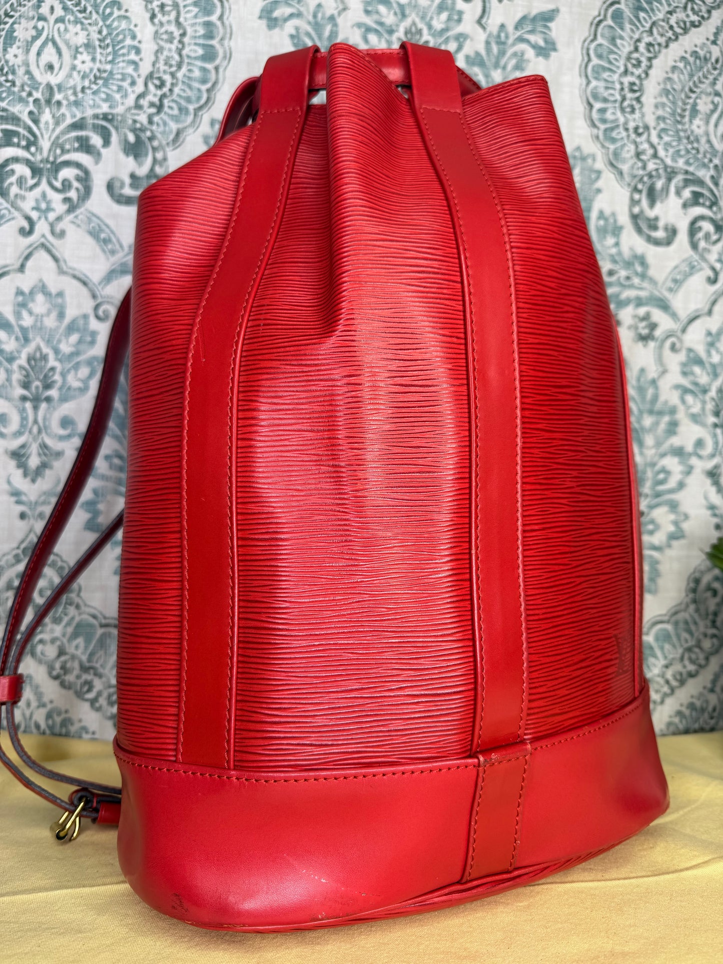 Louis Vuitton Epi Randonnee PM Red