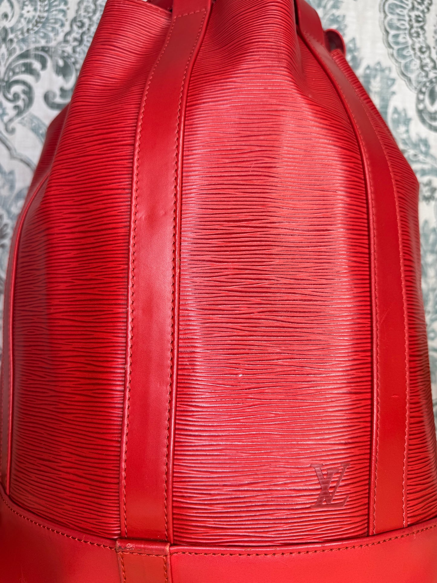 Louis Vuitton Epi Randonnee PM Red