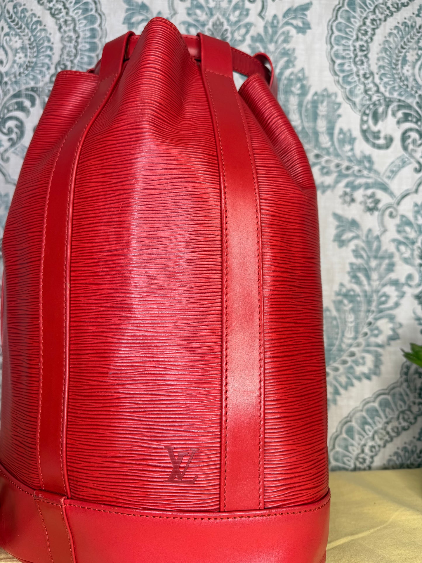 Louis Vuitton Epi Randonnee PM Red