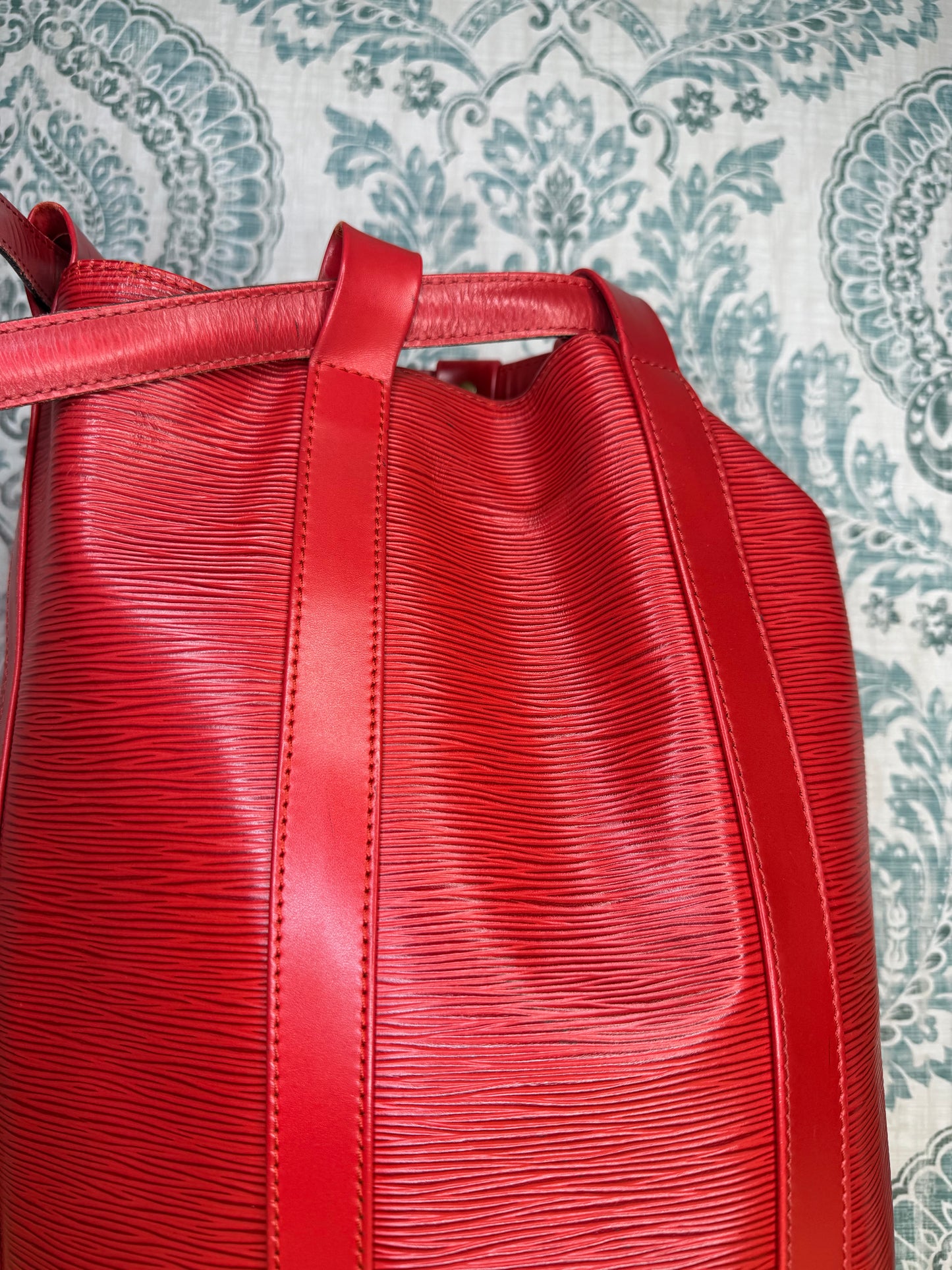 Louis Vuitton Epi Randonnee PM Red