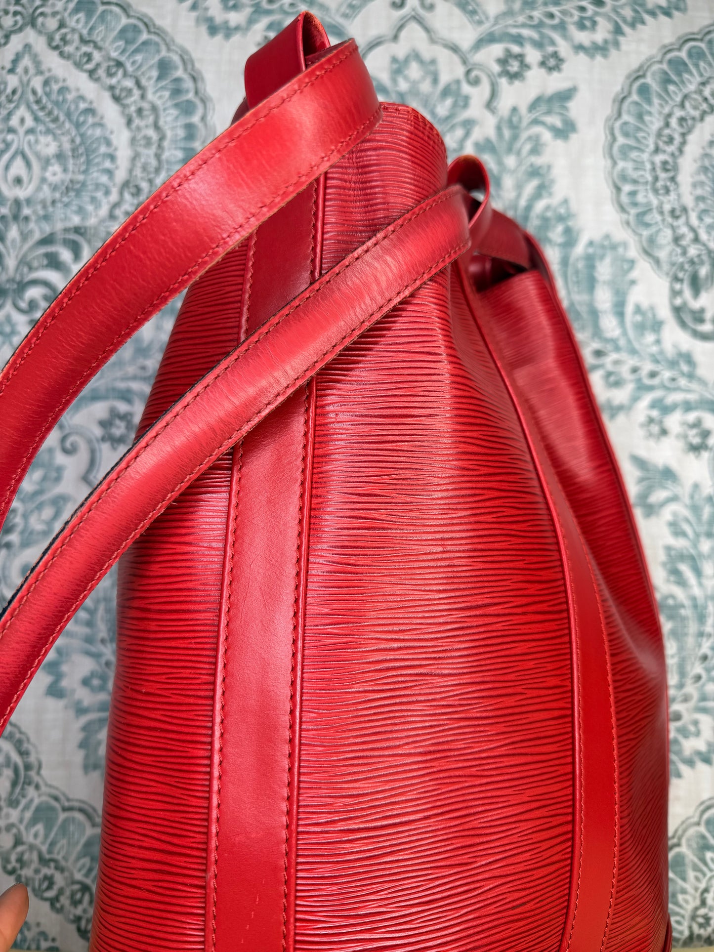 Louis Vuitton Epi Randonnee PM Red