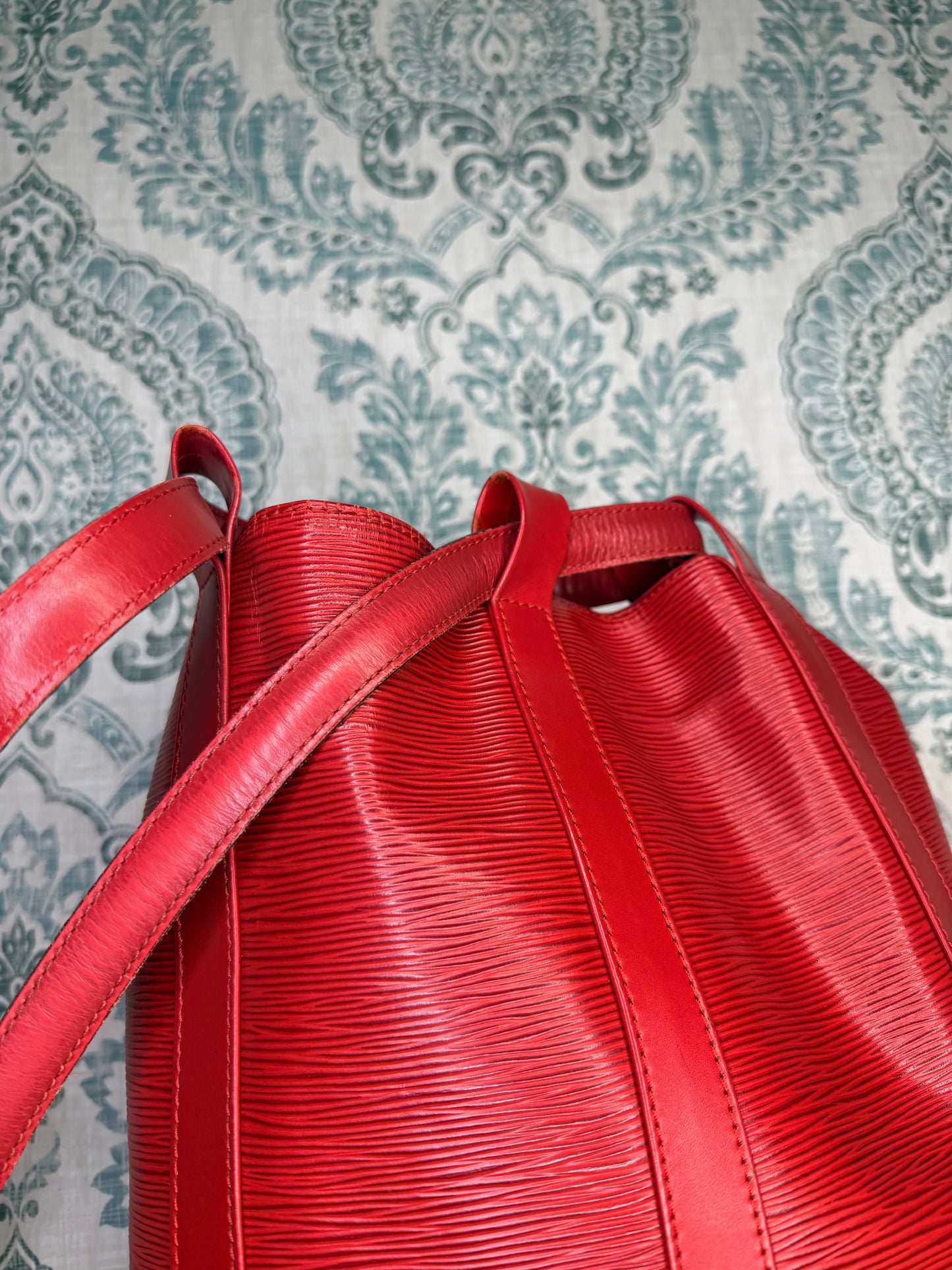 Louis Vuitton Epi Randonnee PM Red