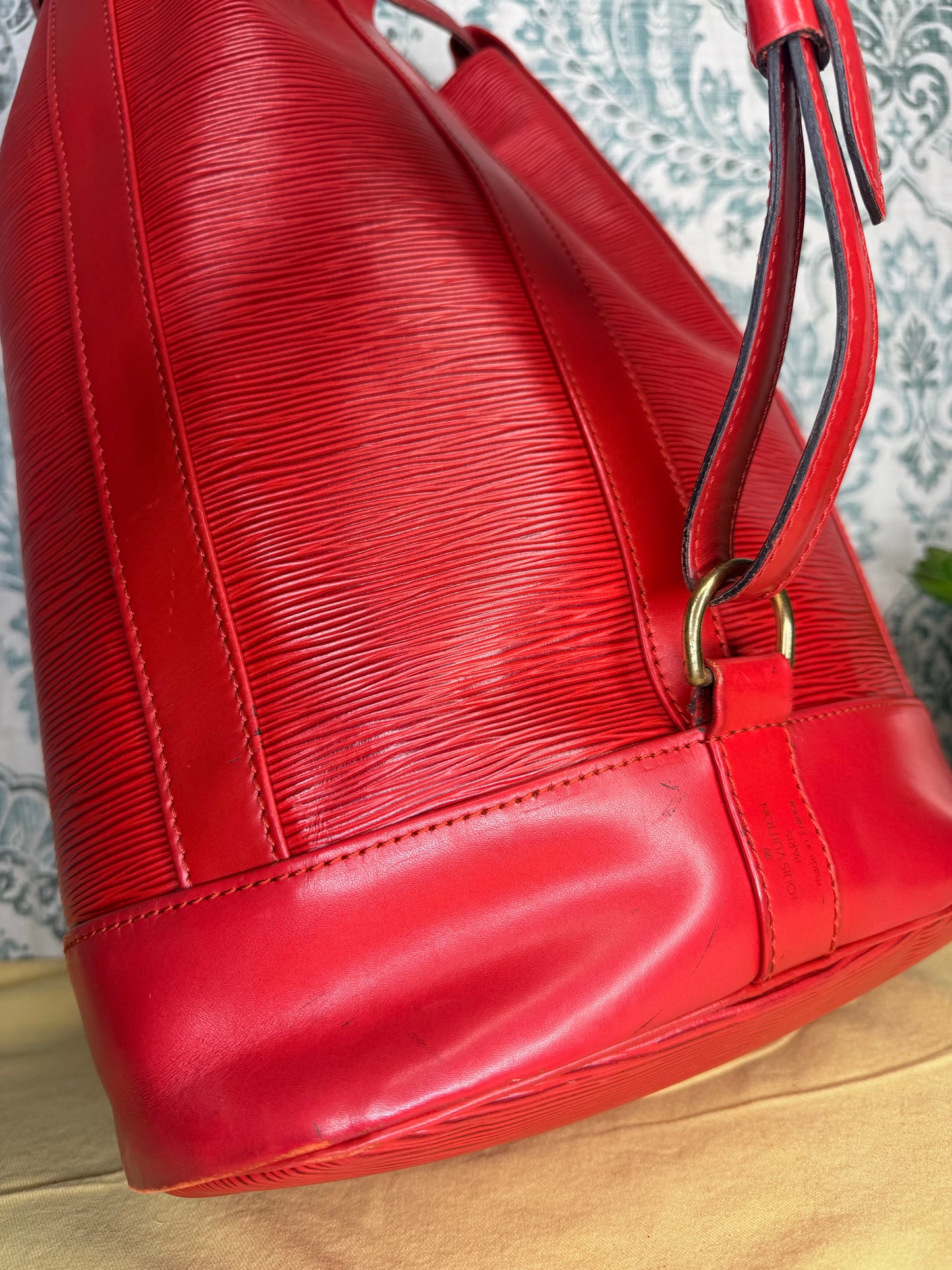 Louis Vuitton Epi Randonnee PM Red