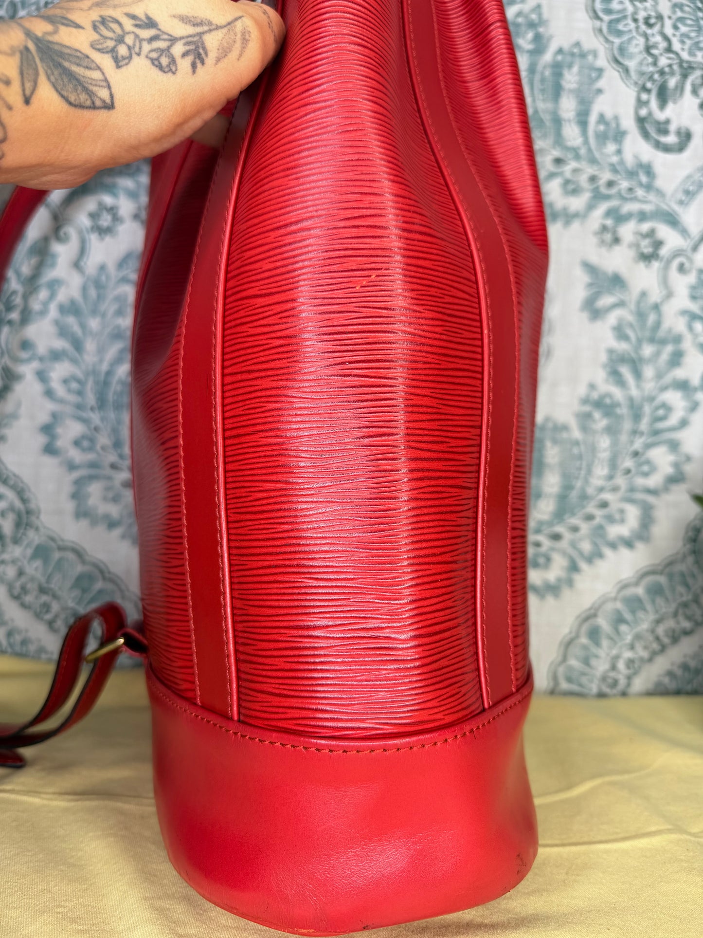 Louis Vuitton Epi Randonnee PM Red
