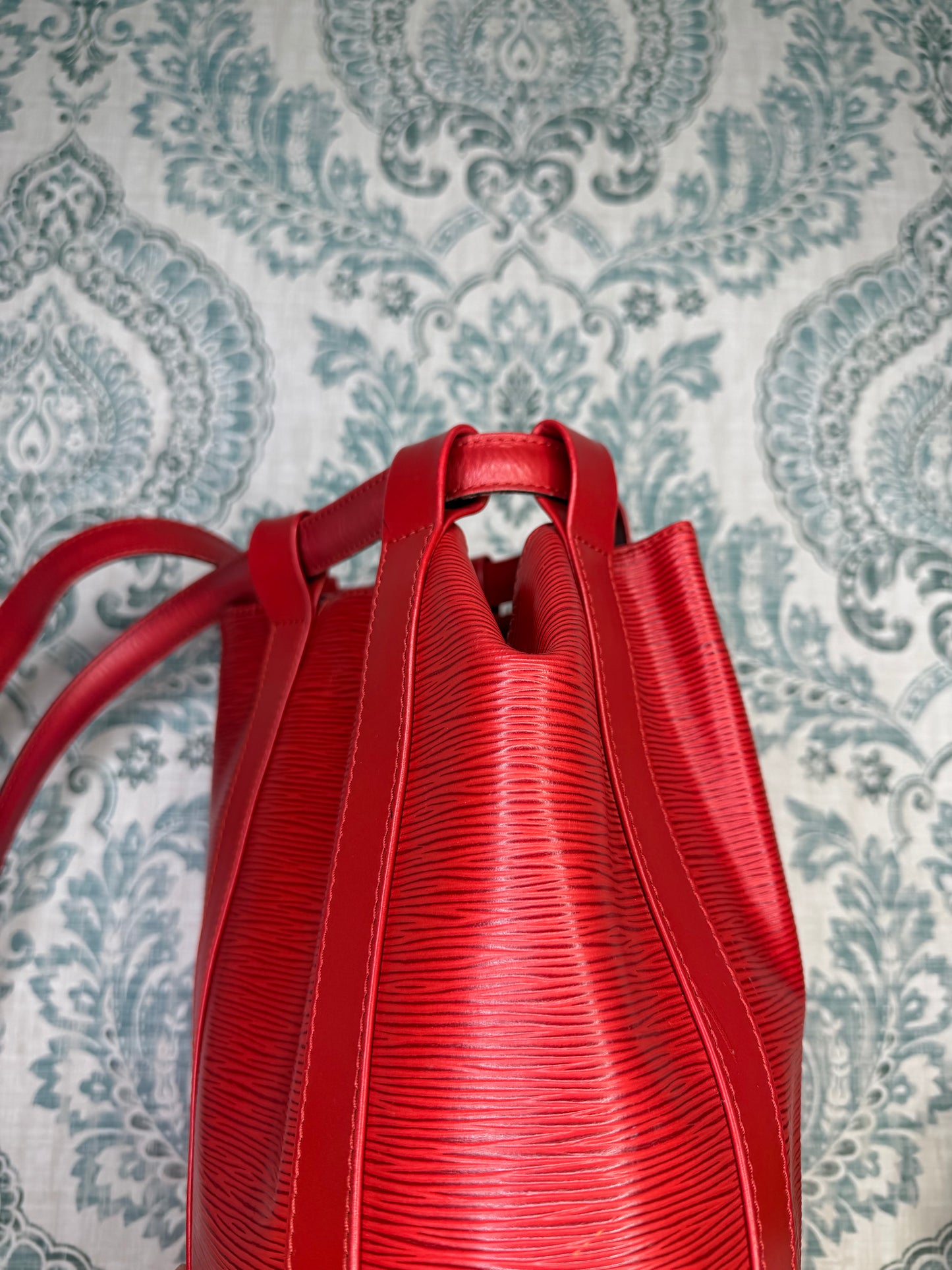 Louis Vuitton Epi Randonnee PM Red