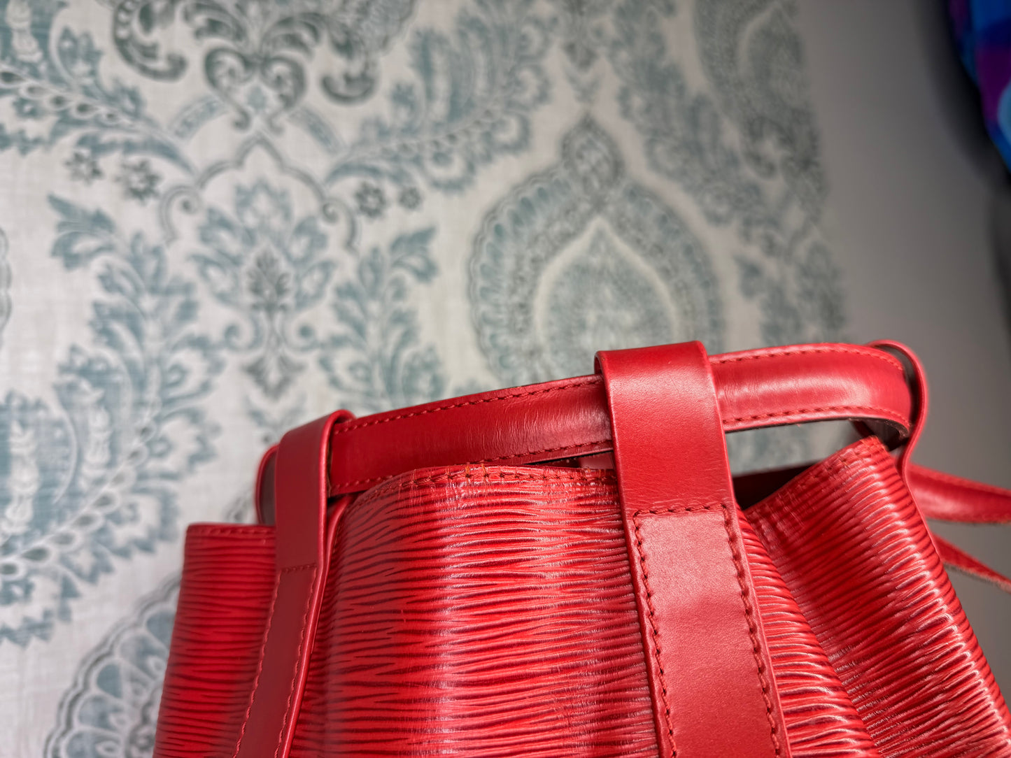 Louis Vuitton Epi Randonnee PM Red