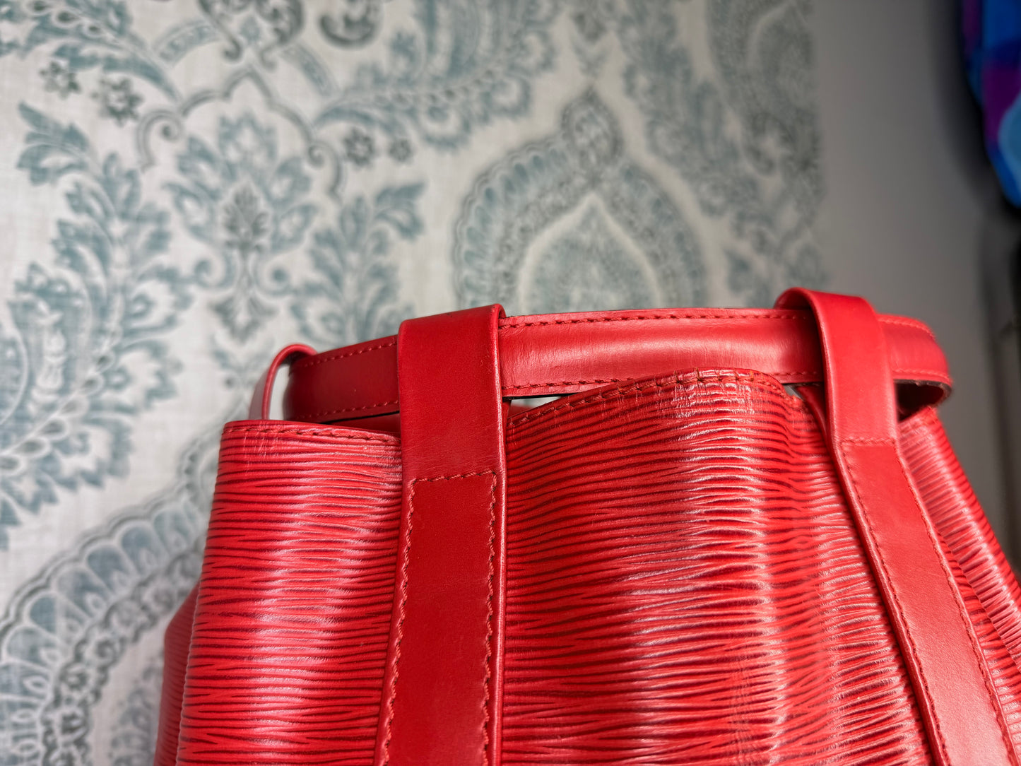 Louis Vuitton Epi Randonnee PM Red