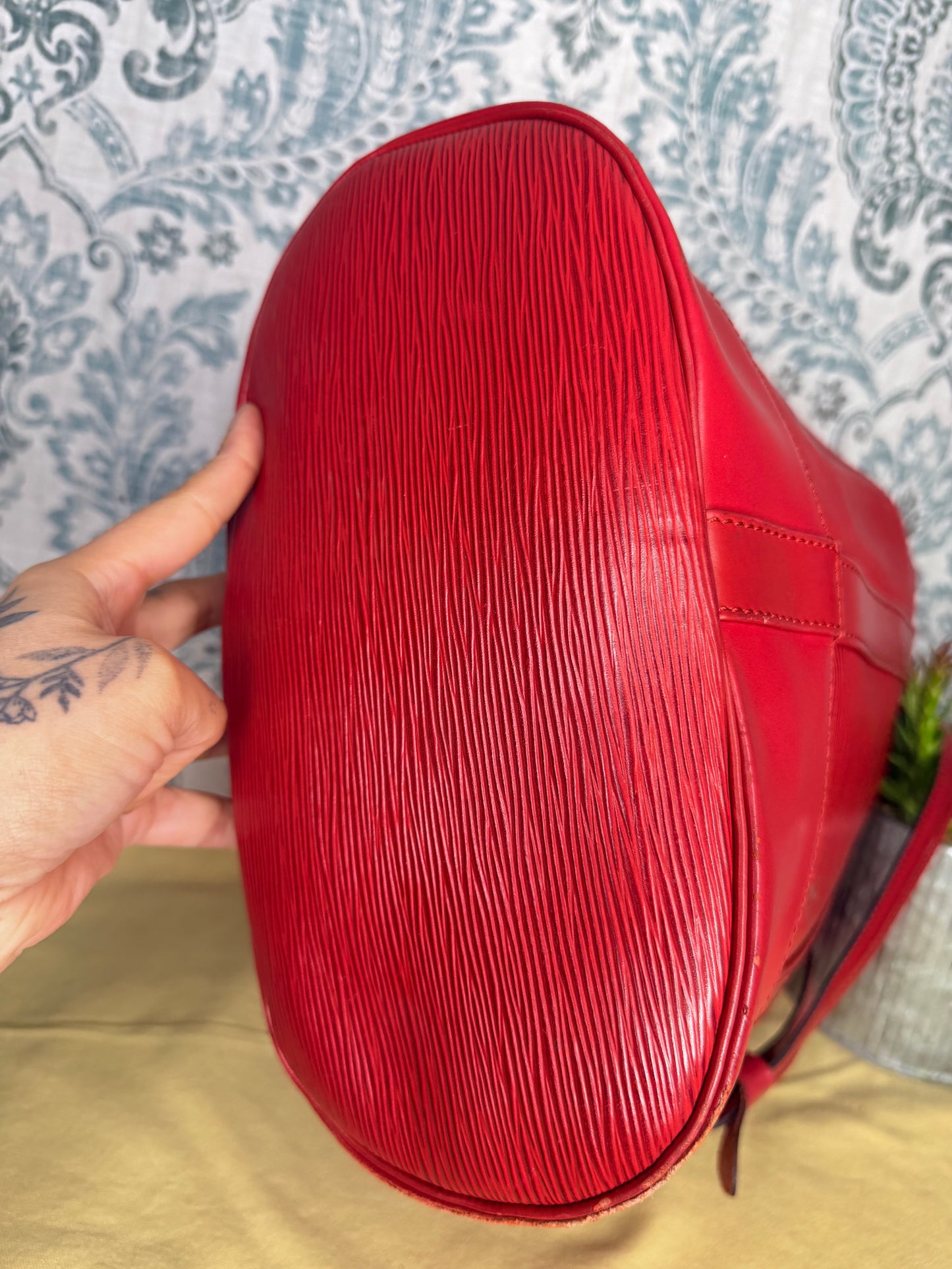 Louis Vuitton Epi Randonnee PM Red