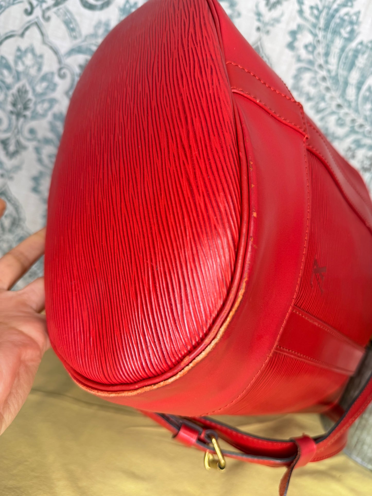 Louis Vuitton Epi Randonnee PM Red