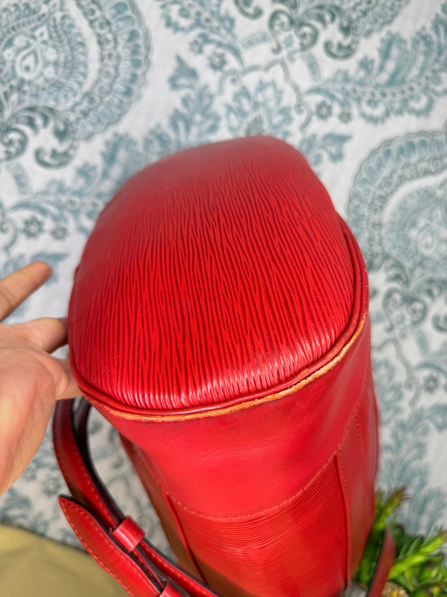 Louis Vuitton Epi Randonnee PM Red