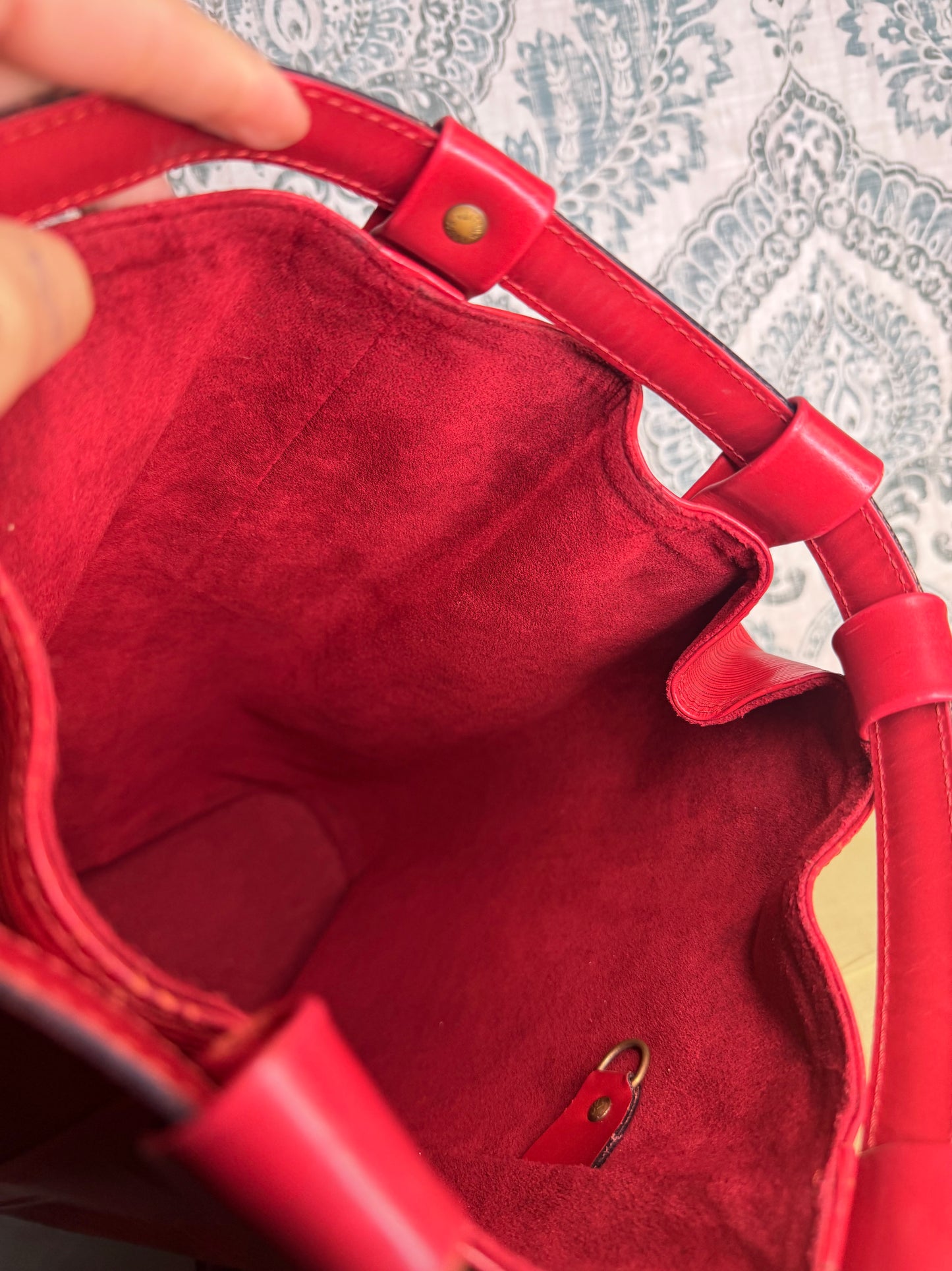 Louis Vuitton Epi Randonnee PM Red