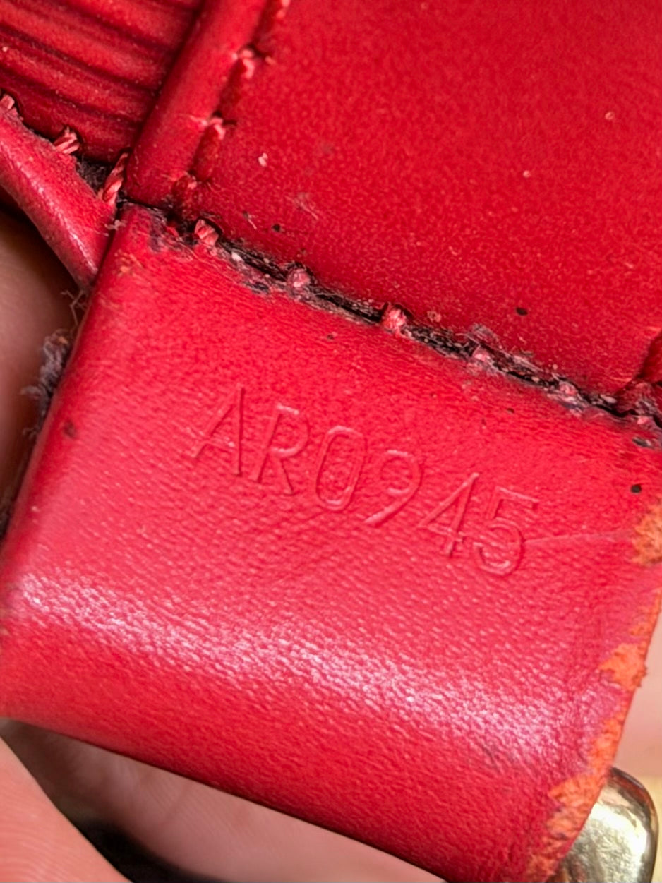 Louis Vuitton Epi Randonnee PM Red