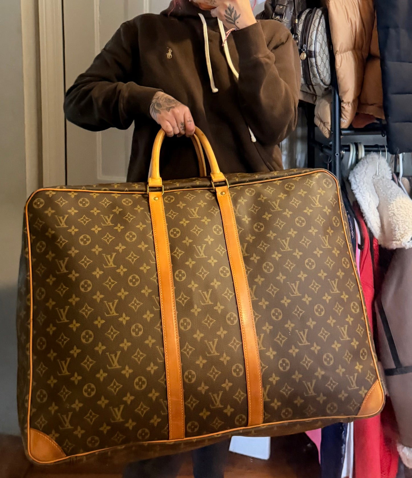 Louis Vuitton Sirius 65 Soft Suitcase/Travel Bag