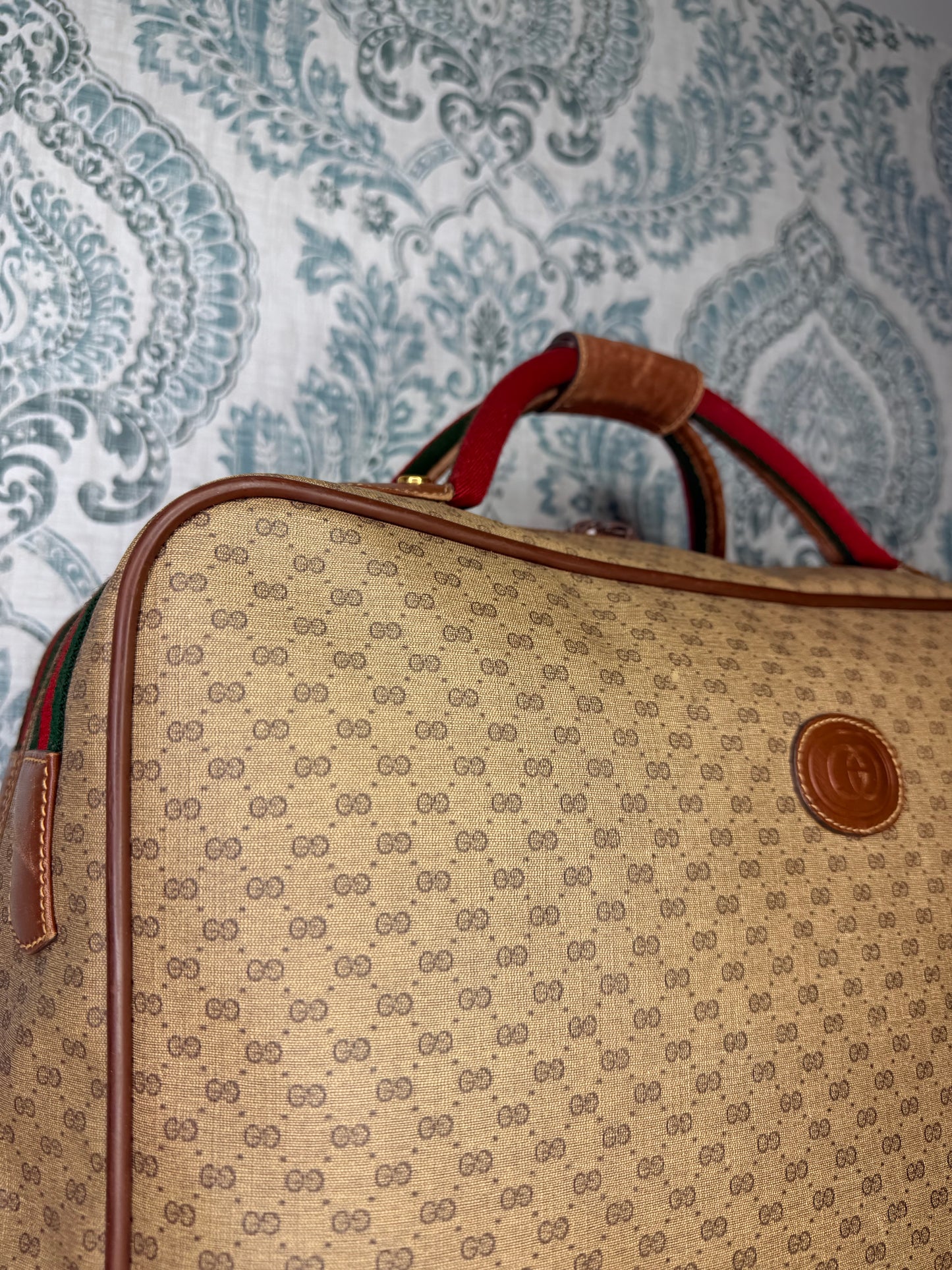 Micro Gucci Sherry Line Luggage Bag