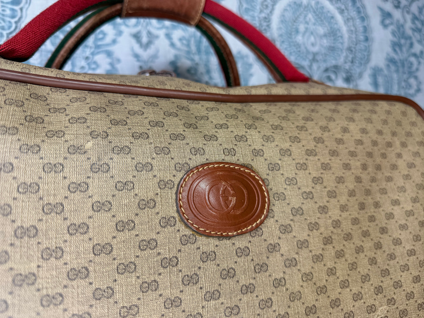 Micro Gucci Sherry Line Luggage Bag
