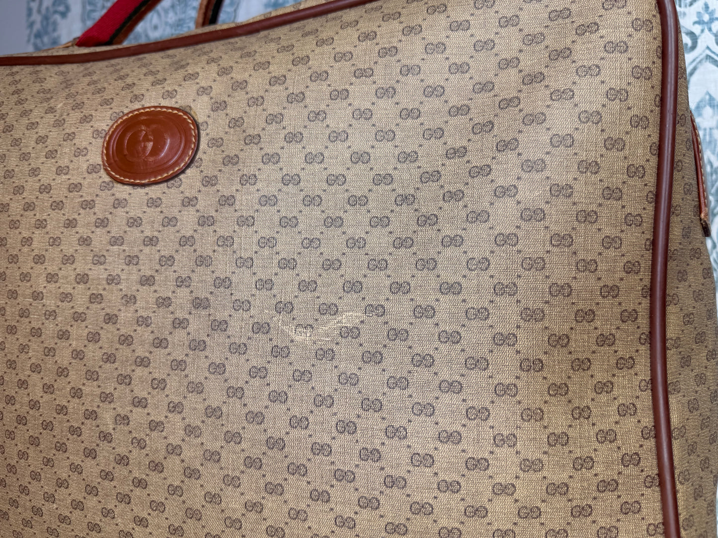 Micro Gucci Sherry Line Luggage Bag