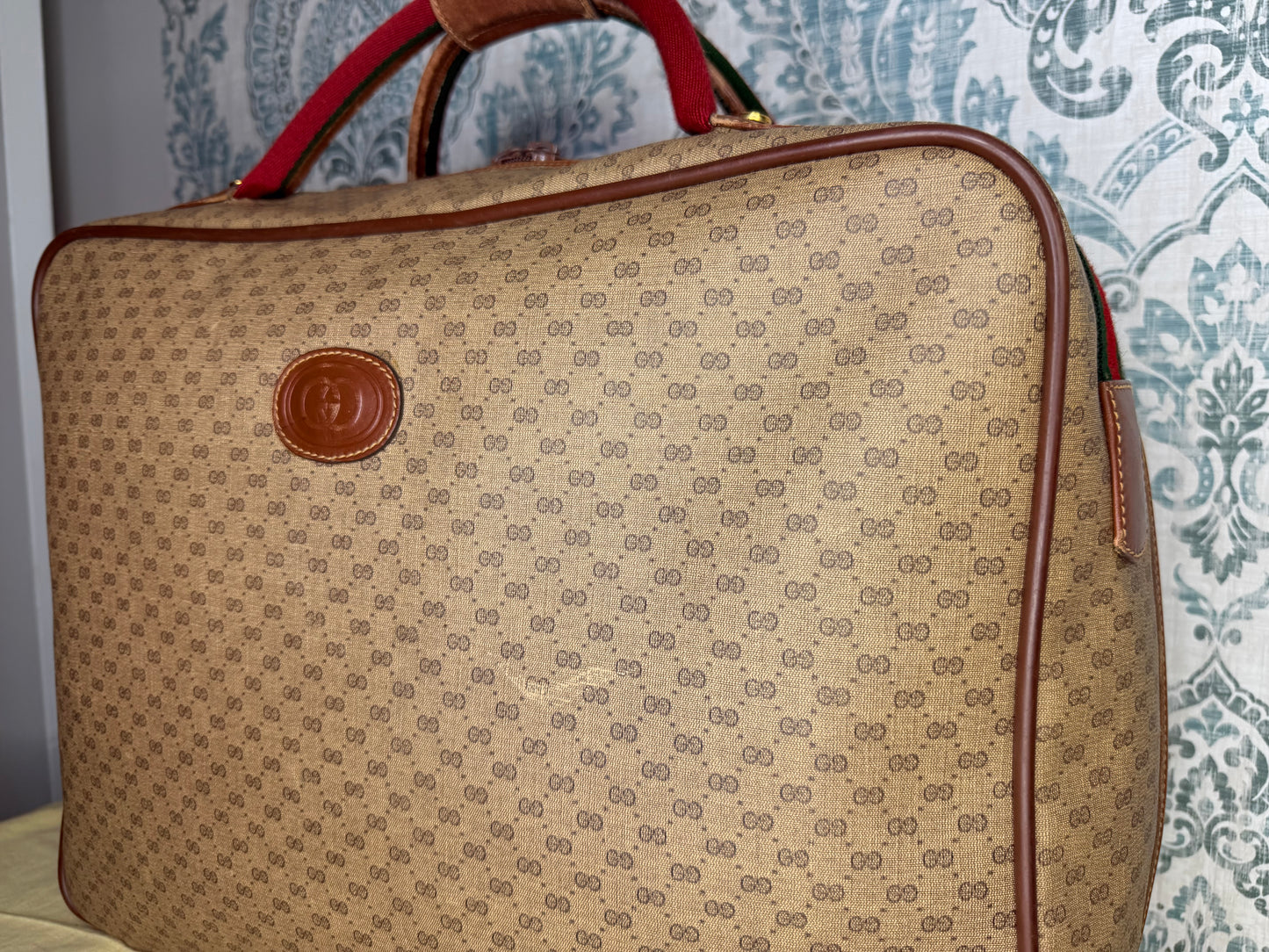 Micro Gucci Sherry Line Luggage Bag
