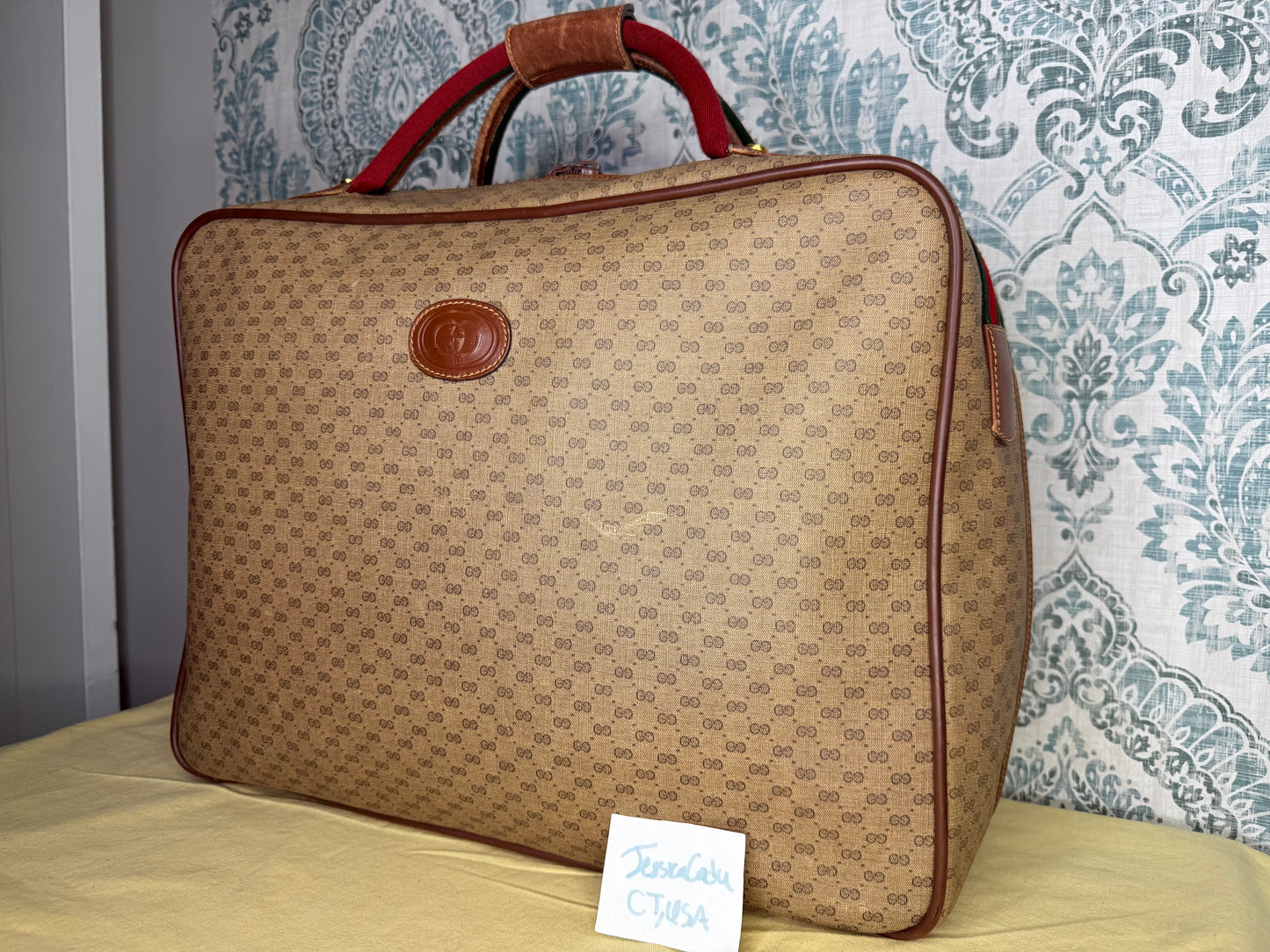 Micro Gucci Sherry Line Luggage Bag