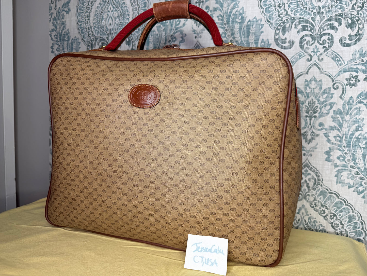 Micro Gucci Sherry Line Luggage Bag