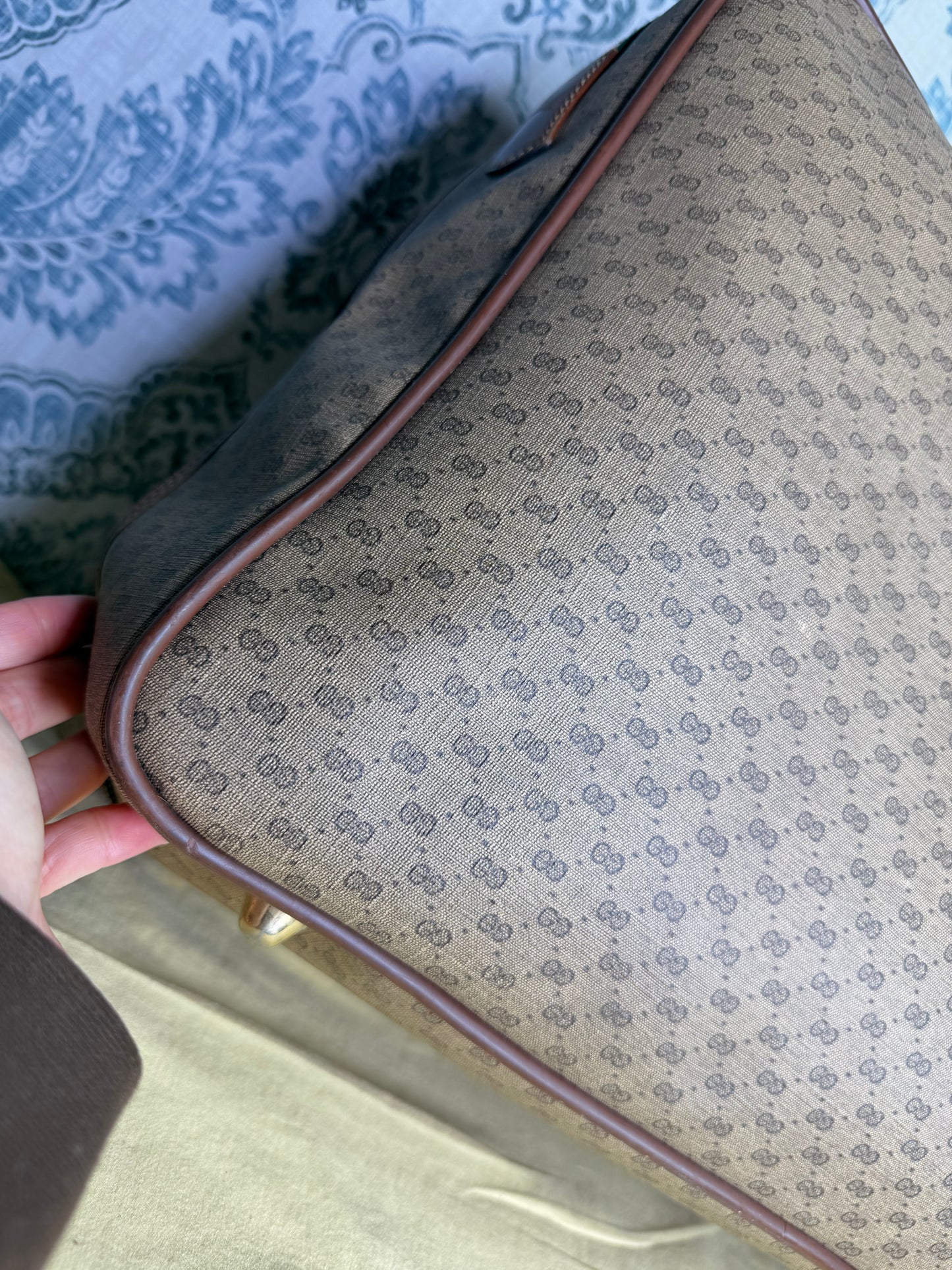Micro Gucci Sherry Line Luggage Bag