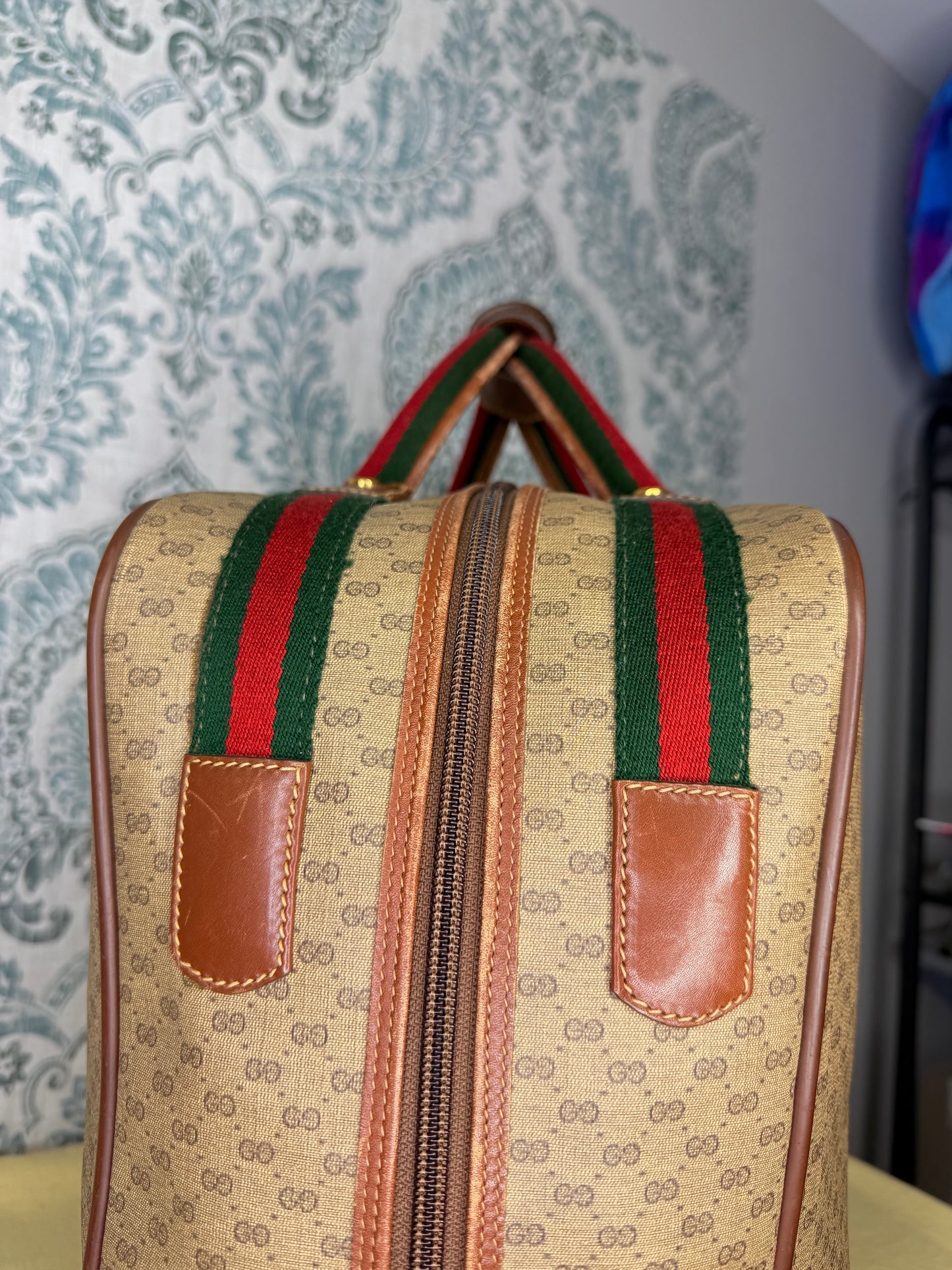 Micro Gucci Sherry Line Luggage Bag