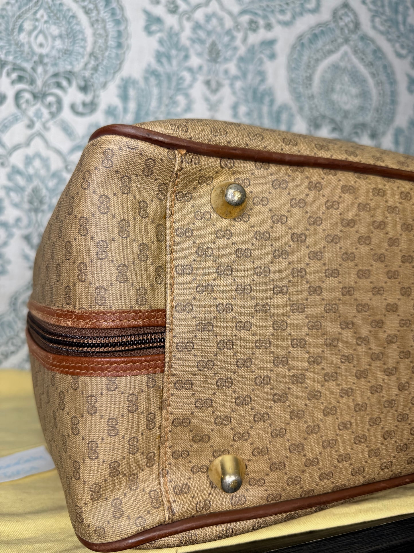 Micro Gucci Sherry Line Luggage Bag