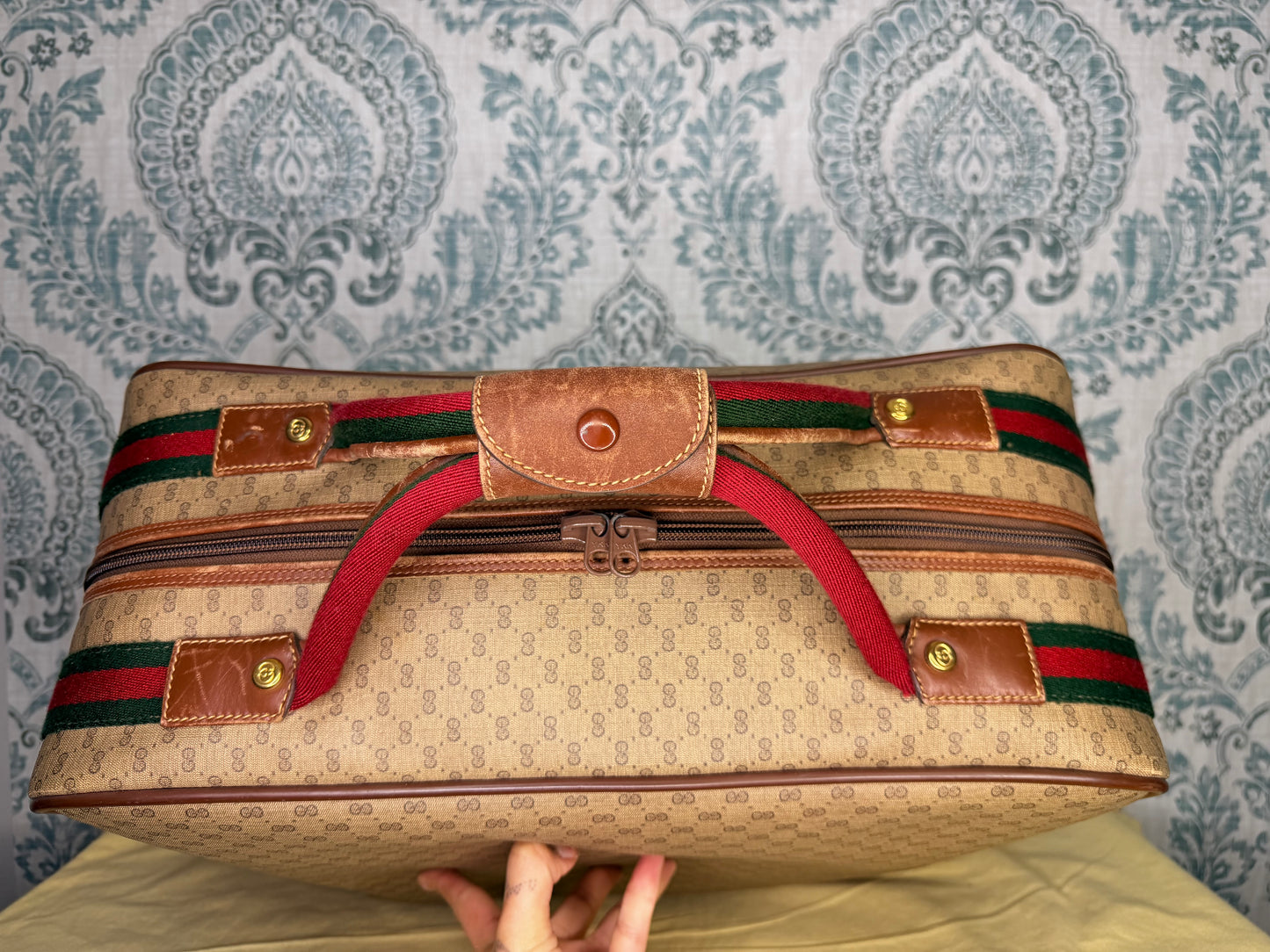 Micro Gucci Sherry Line Luggage Bag