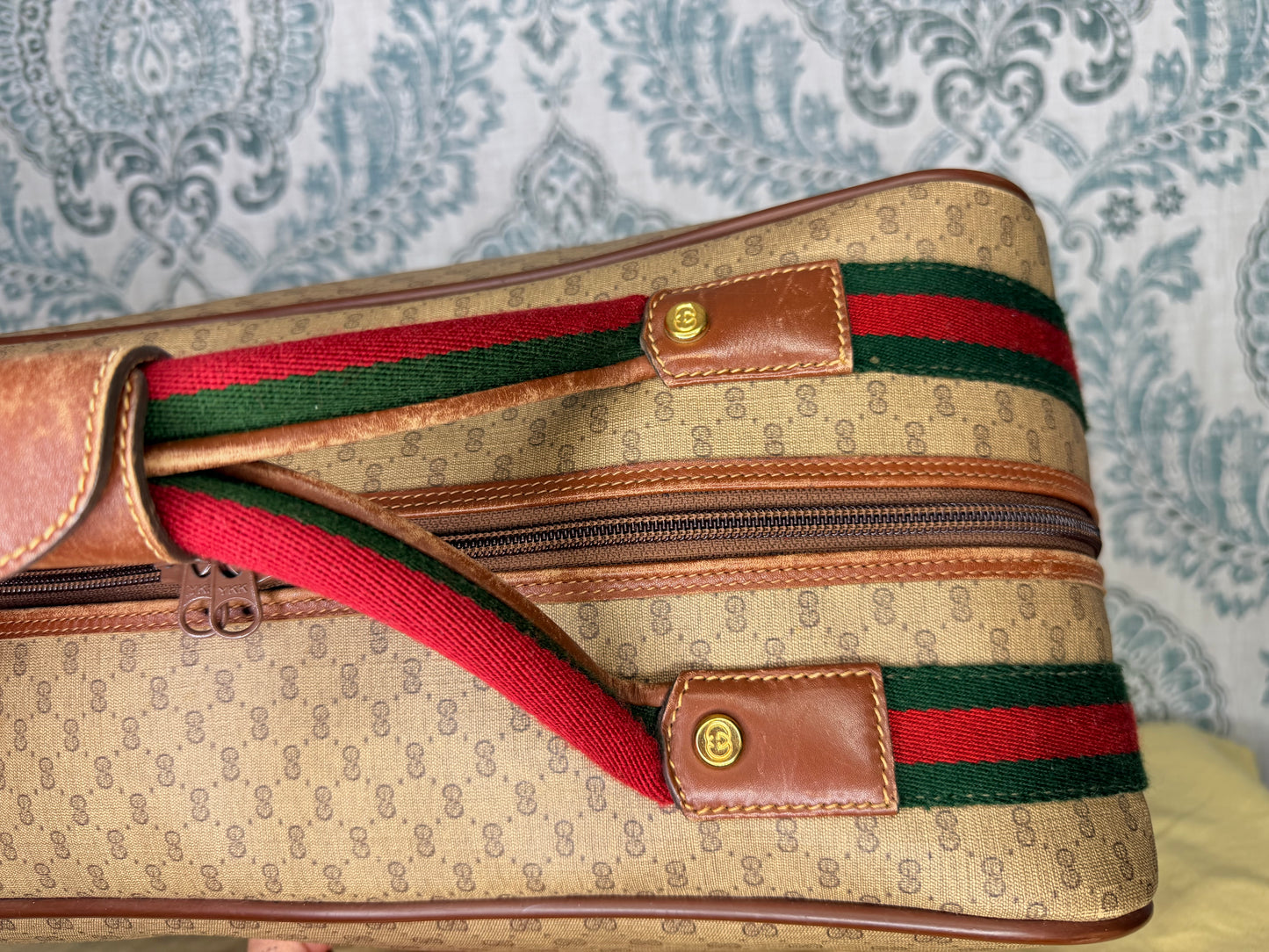 Micro Gucci Sherry Line Luggage Bag