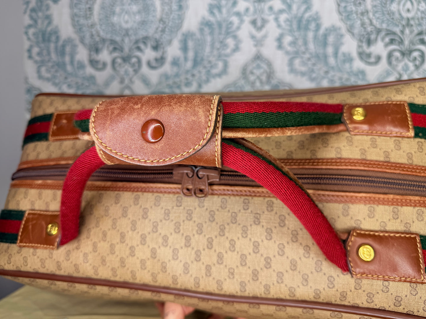 Micro Gucci Sherry Line Luggage Bag