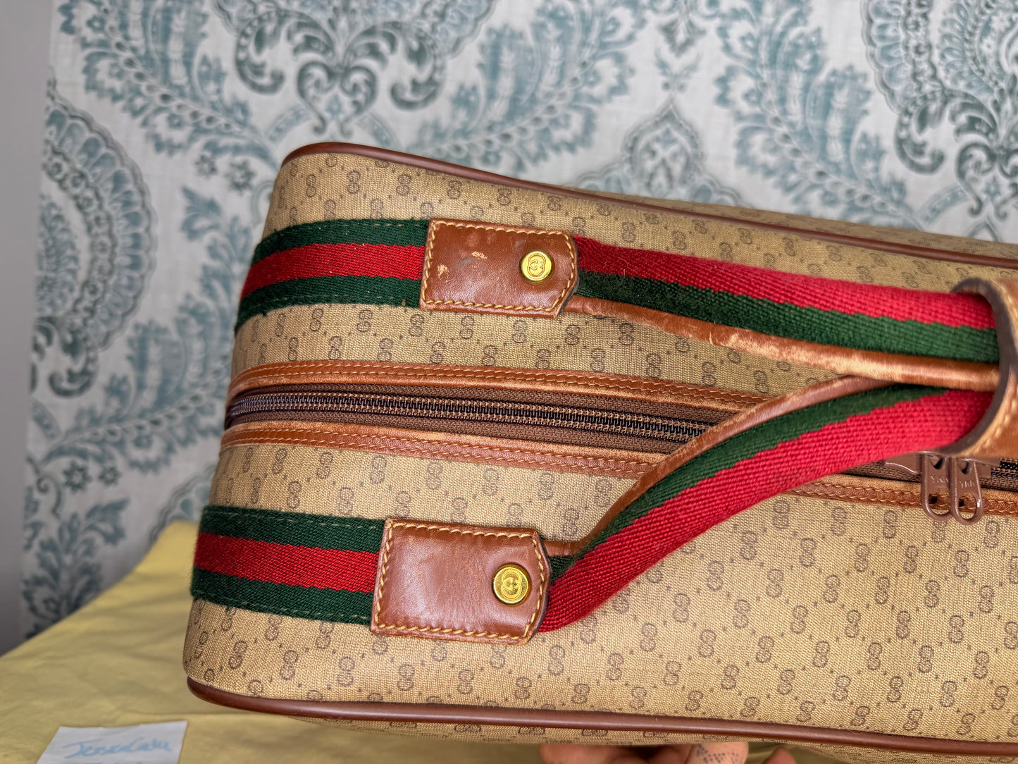 Micro Gucci Sherry Line Luggage Bag