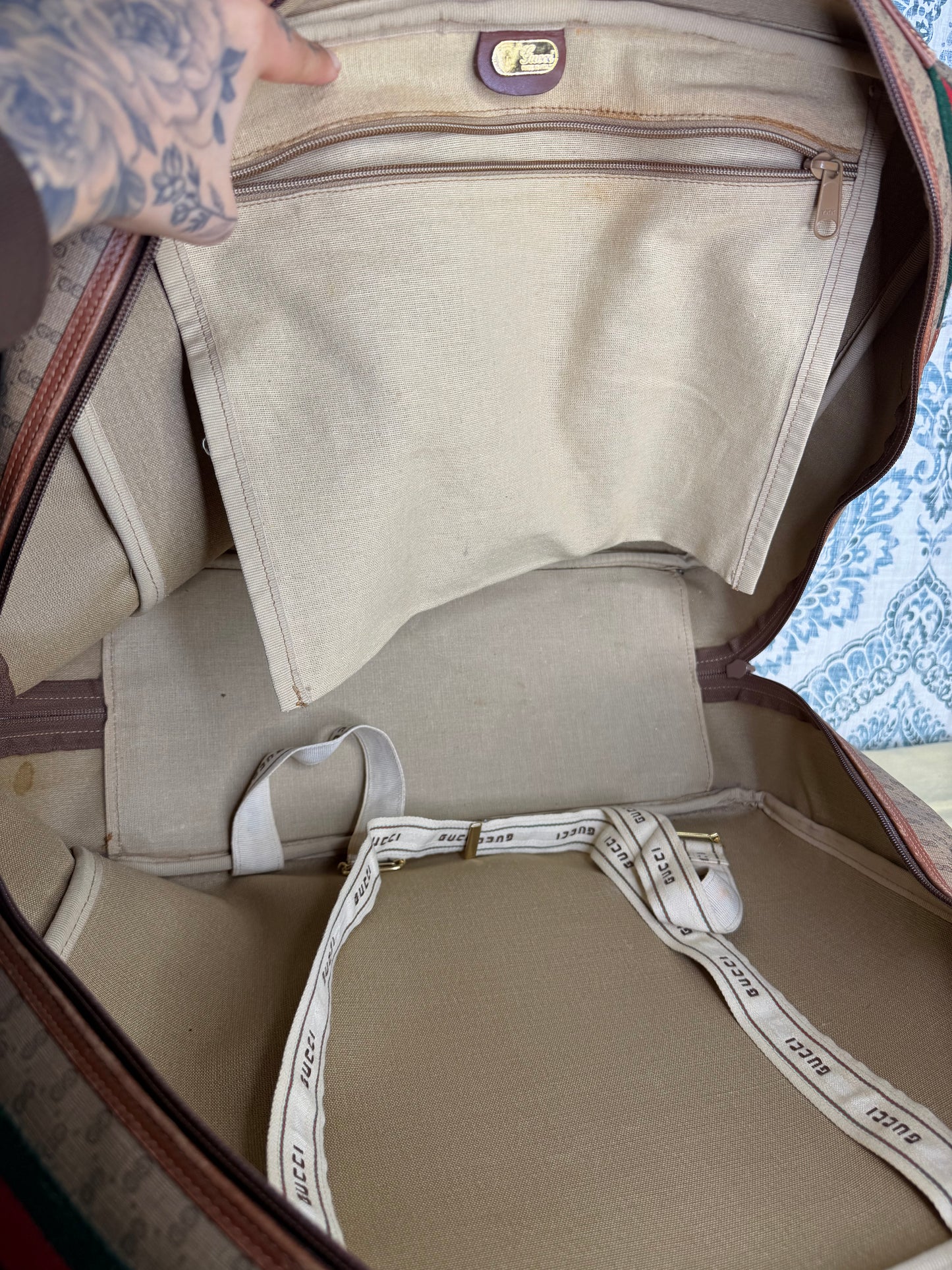 Micro Gucci Sherry Line Luggage Bag