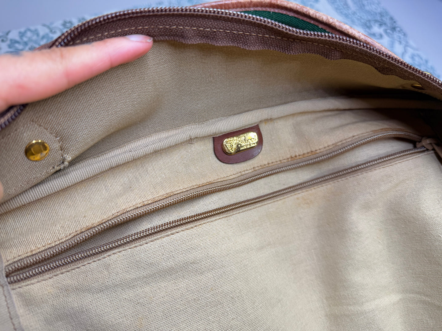 Micro Gucci Sherry Line Luggage Bag