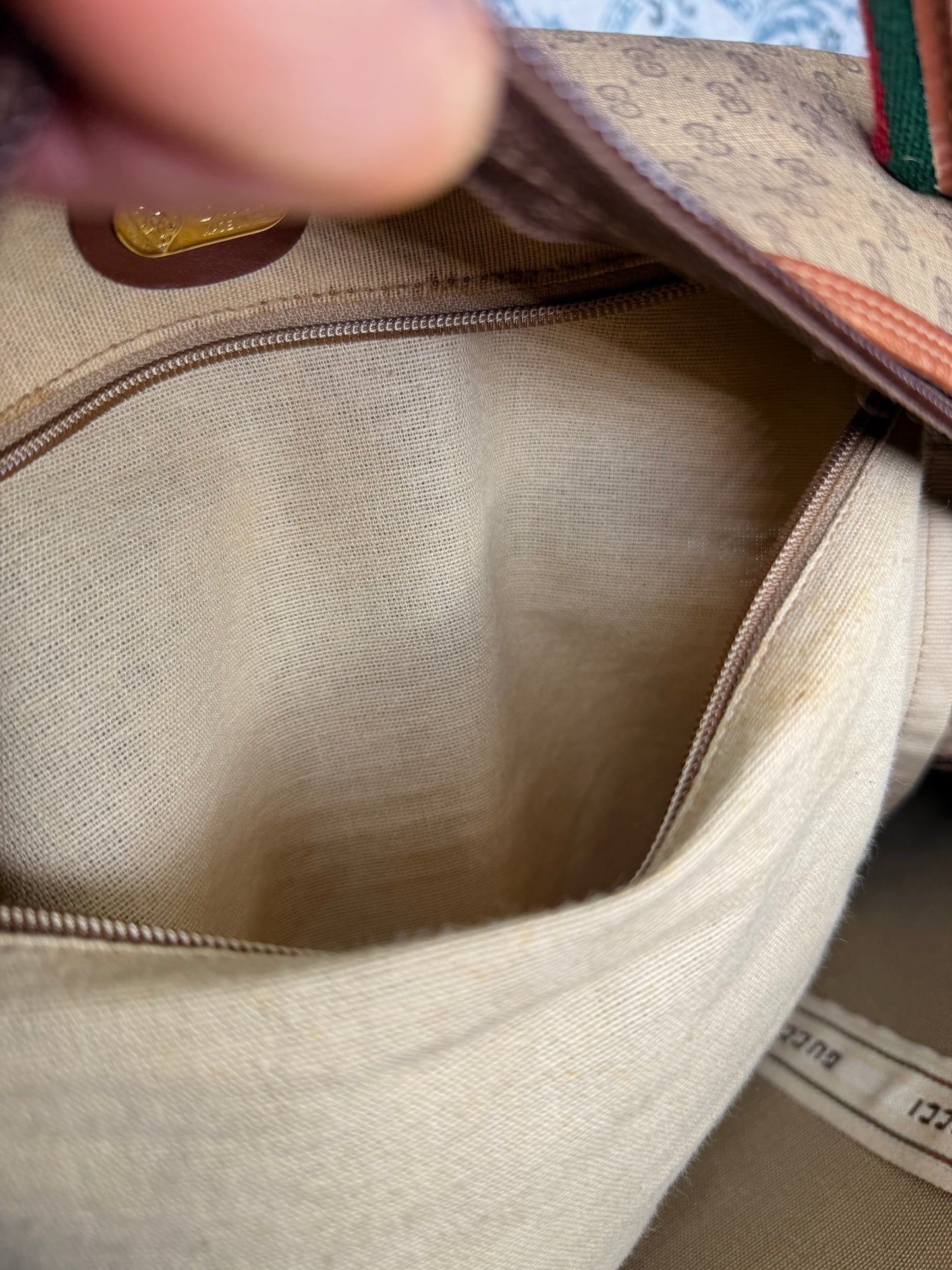 Micro Gucci Sherry Line Luggage Bag