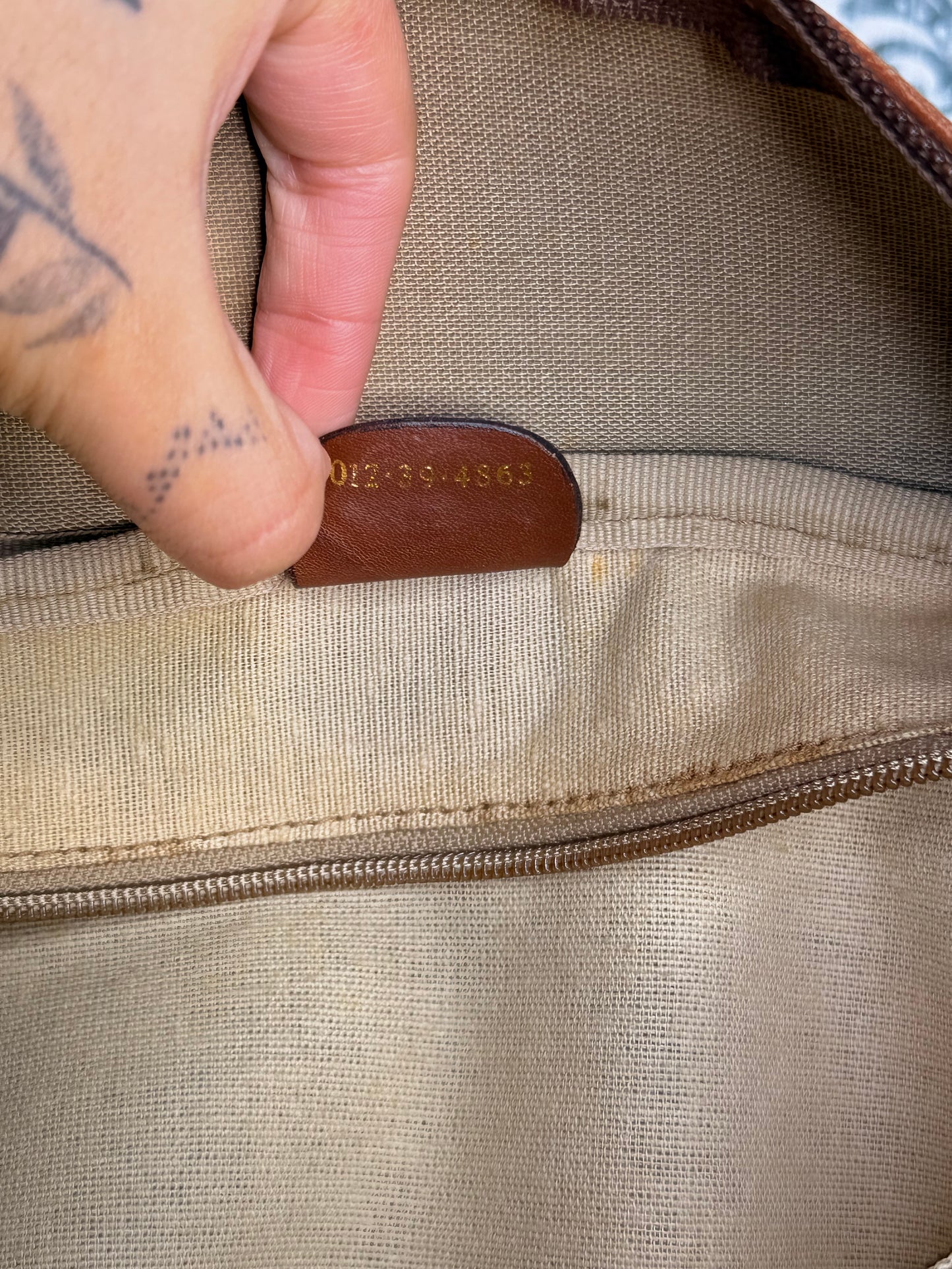 Micro Gucci Sherry Line Luggage Bag