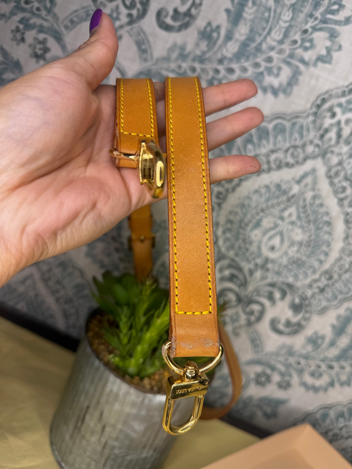 Louis Vuitton Adjustable Vachetta Strap