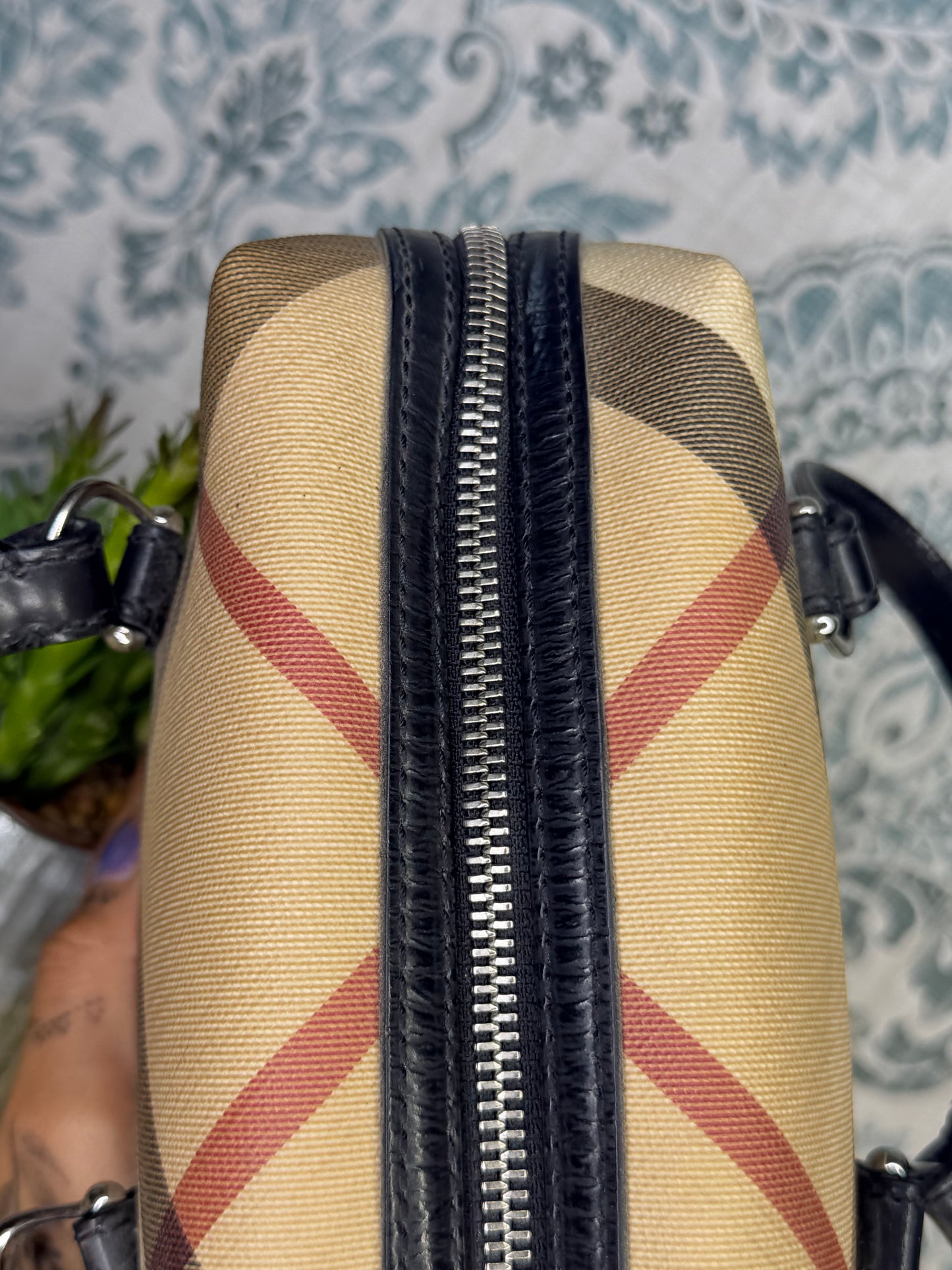 Mini Burberry Nova Check Handbag