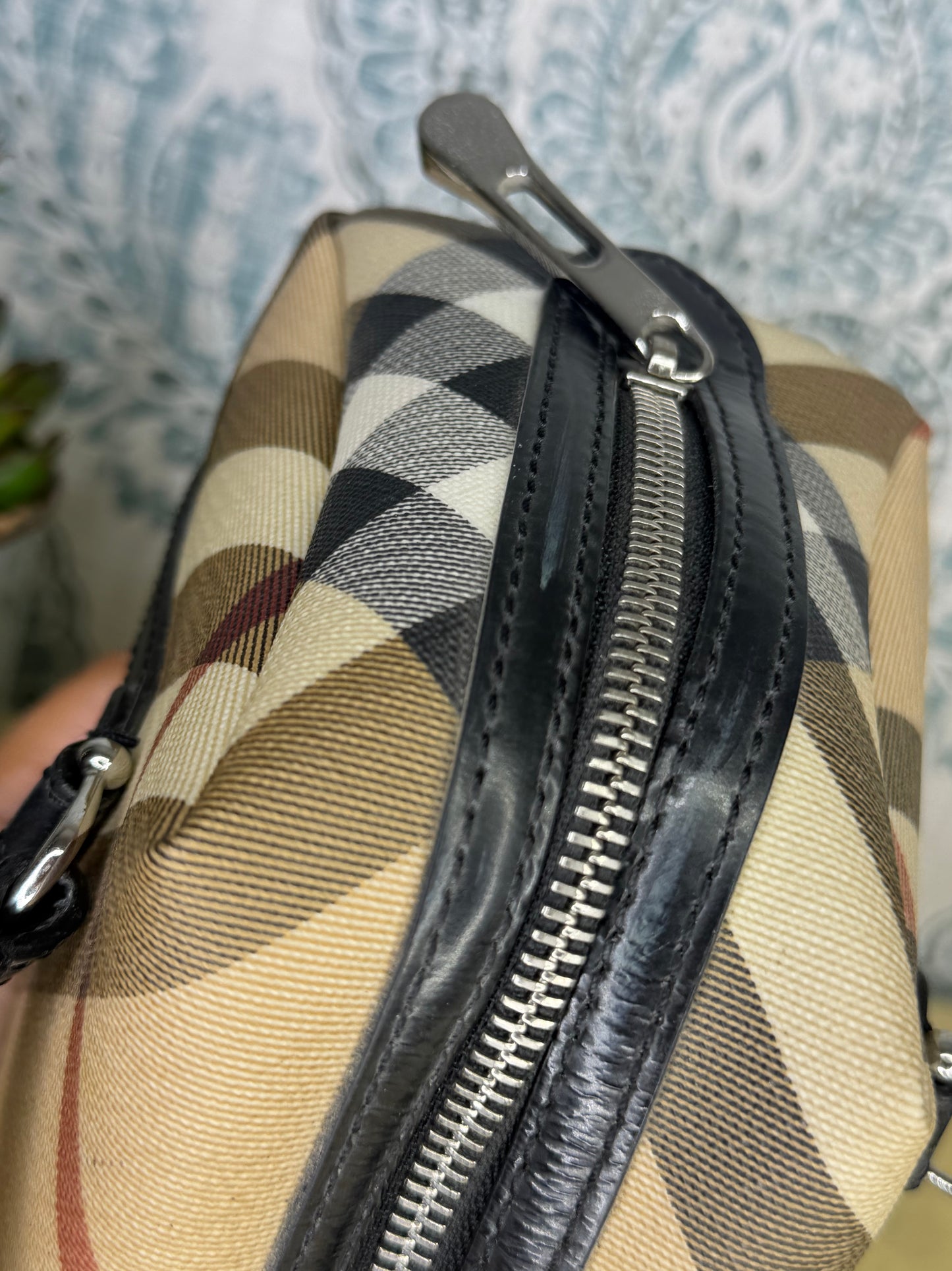 Mini Burberry Nova Check Handbag