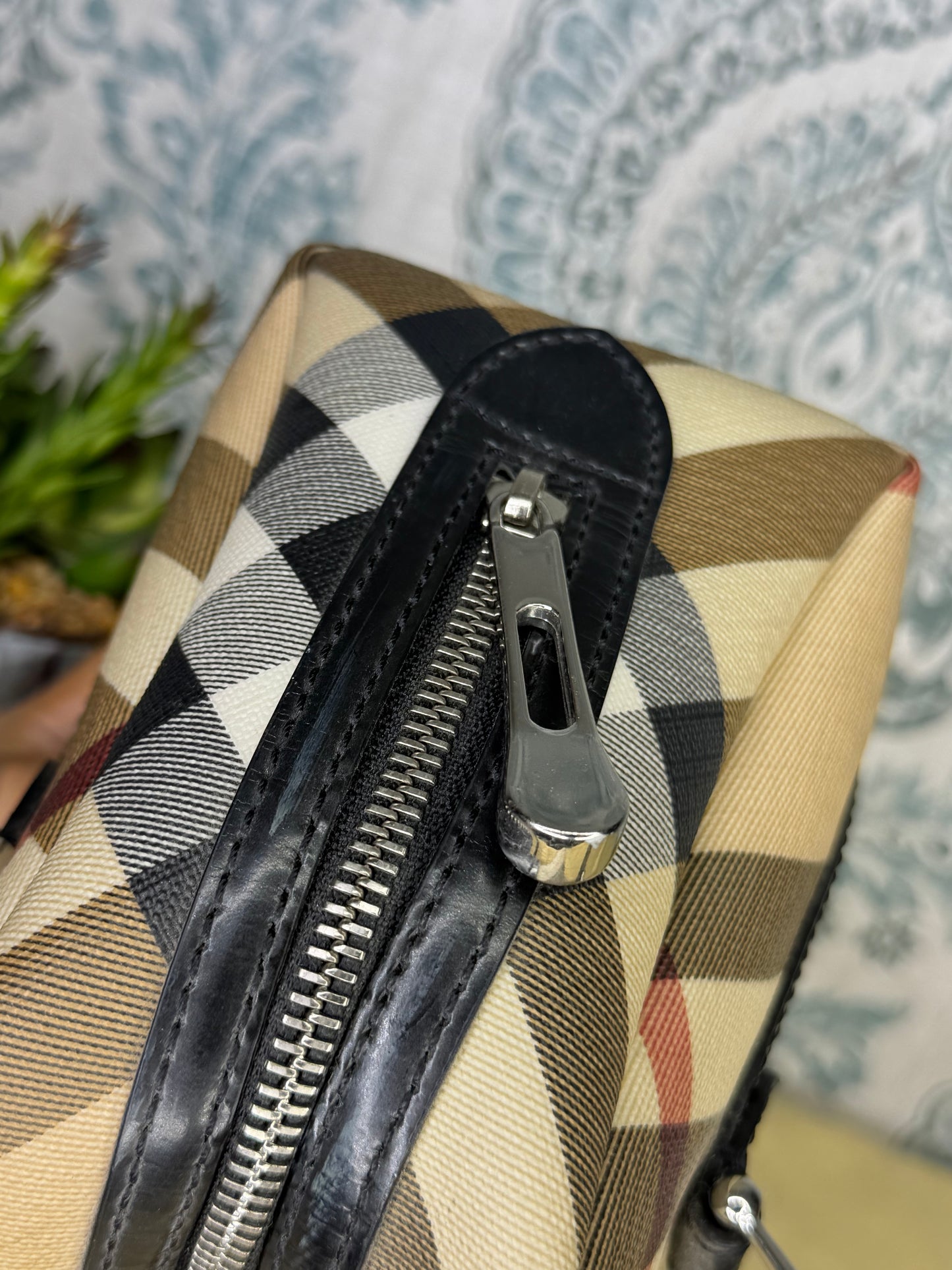 Mini Burberry Nova Check Handbag