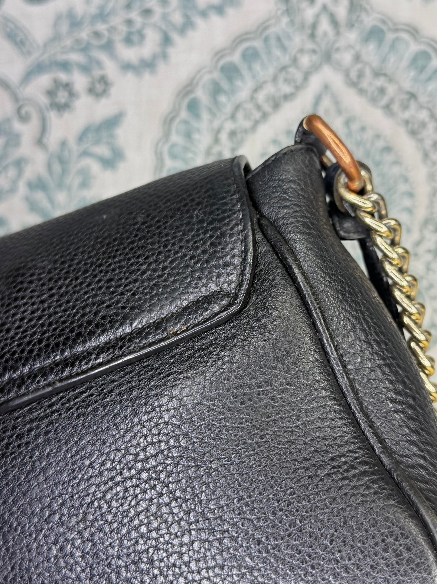 Louis Vuitton Gucci Black Soho Small Flap Crossbody