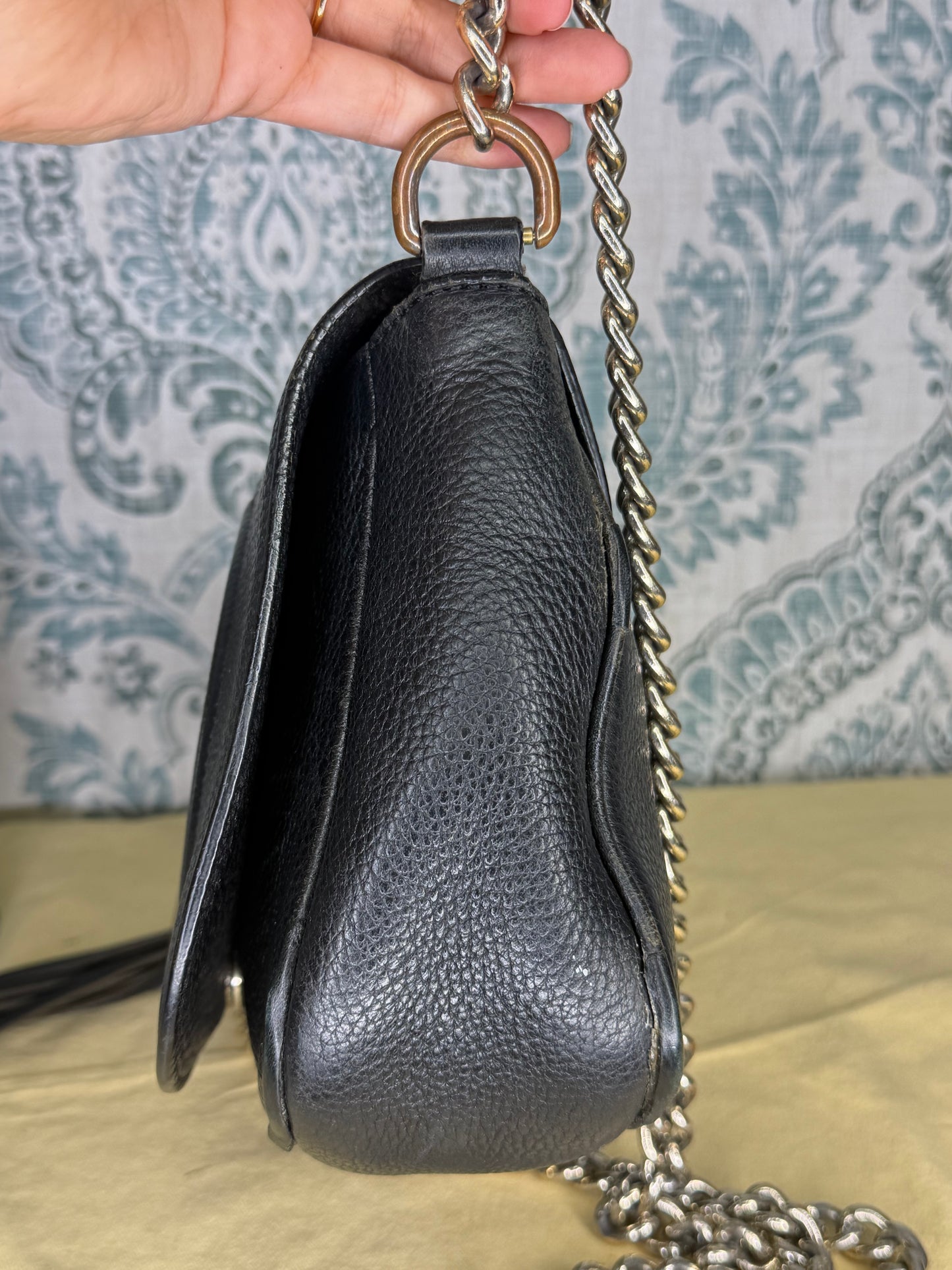 Louis Vuitton Gucci Black Soho Small Flap Crossbody