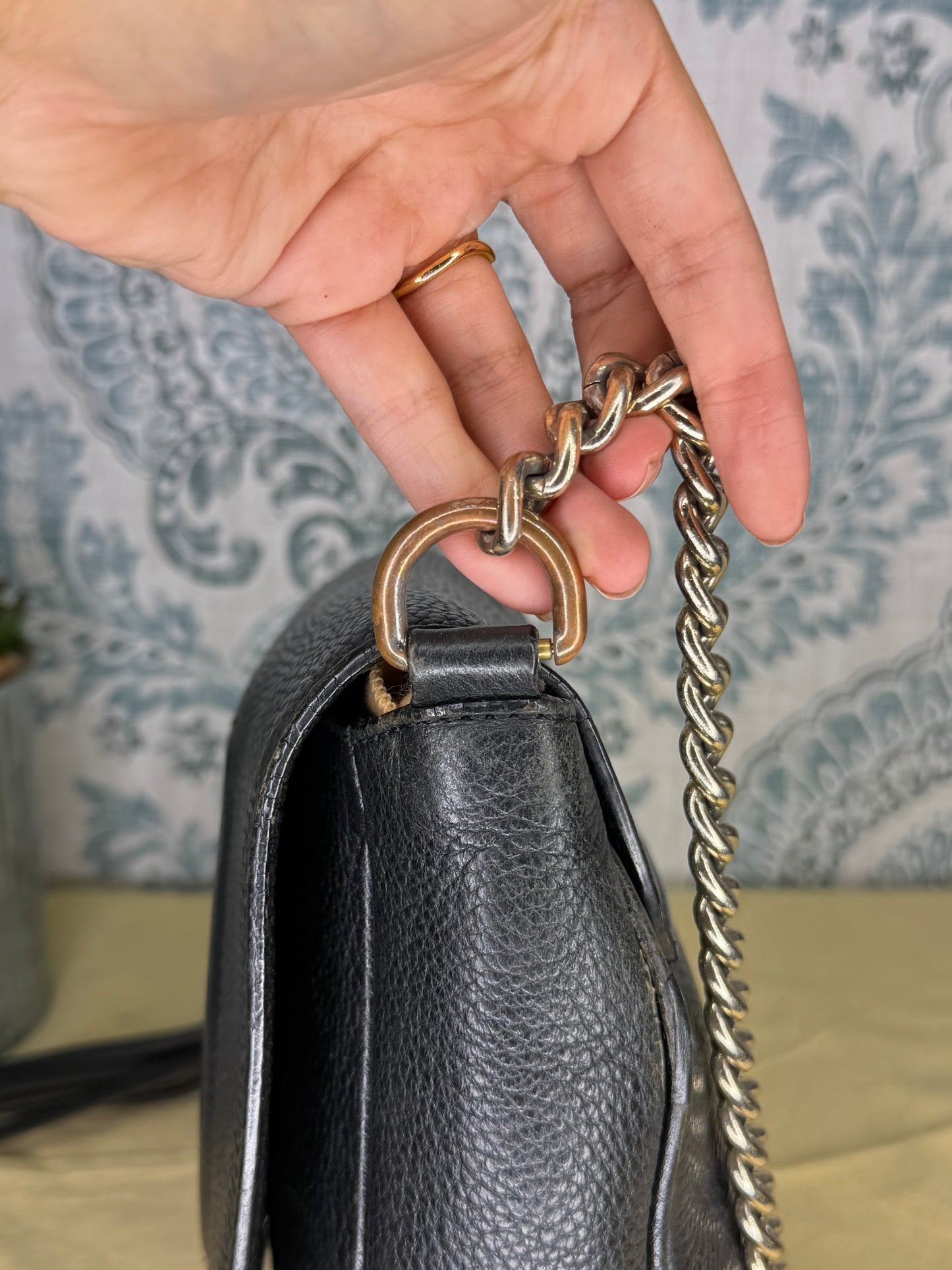 Louis Vuitton Gucci Black Soho Small Flap Crossbody